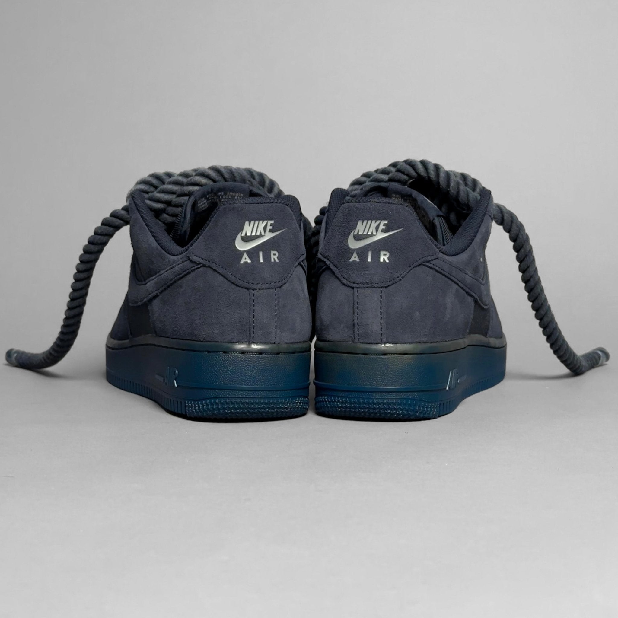 Nike Air Force 1 Midnight Blue "Rope Laces Navy Tint" V2 - EV8 Style