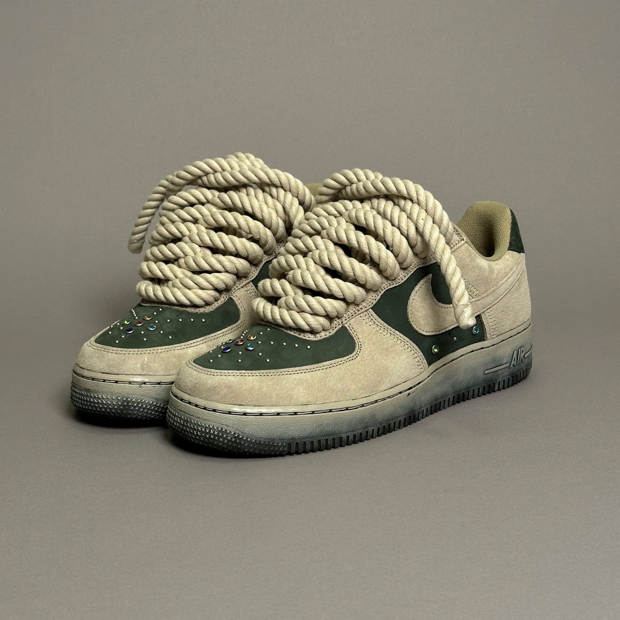 Nike Air Force 1 Moss "Rope Laces Moss" V2 - EV8 Style
