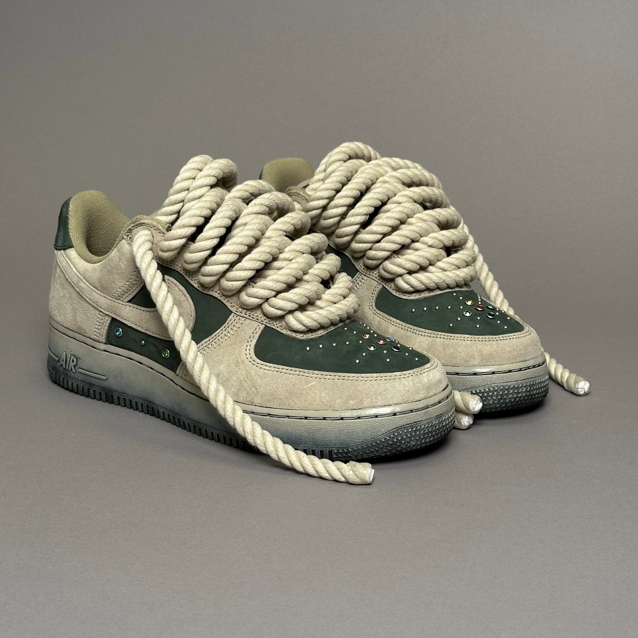 Nike Air Force 1 Moss "Rope Laces Moss" V2 - EV8 Style