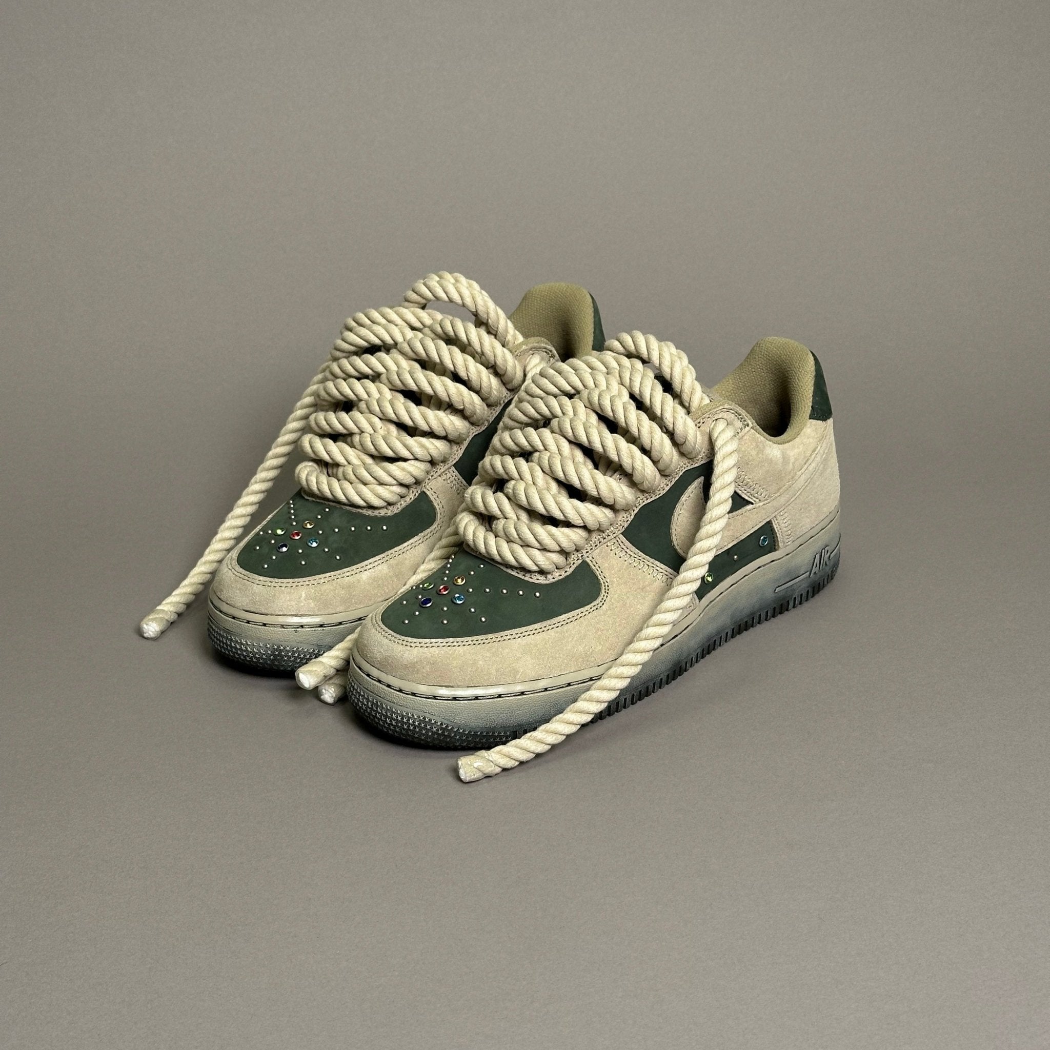 Nike Air Force 1 Moss "Rope Laces Moss" V2 - EV8 Style