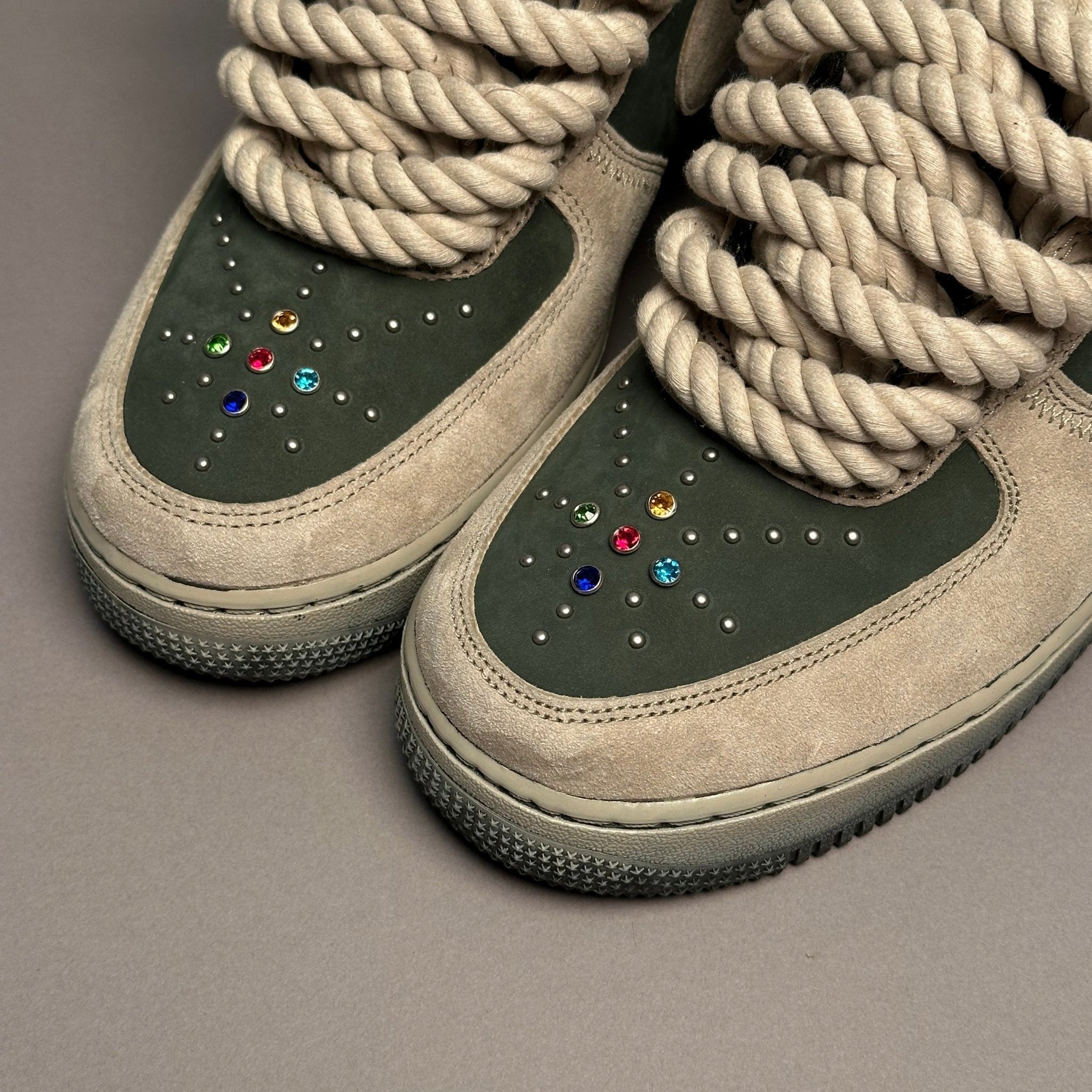 Nike Air Force 1 Moss "Rope Laces Moss" V2 - EV8 Style