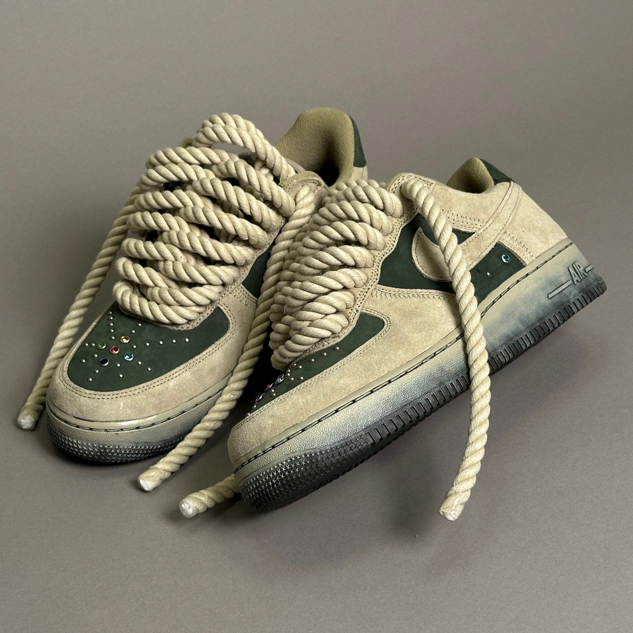 Nike Air Force 1 Moss "Rope Laces Moss" V2 - EV8 Style
