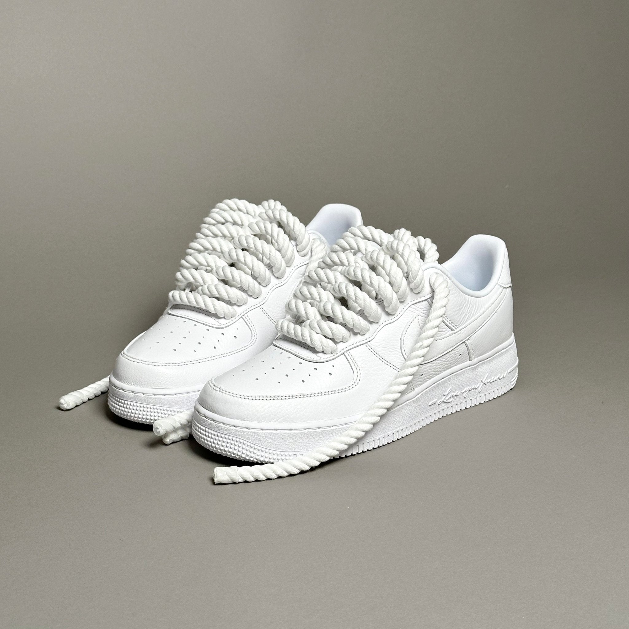 Nike Air Force 1 Nocta Love You Forever "Rope Laces White" V2 - EV8 Style