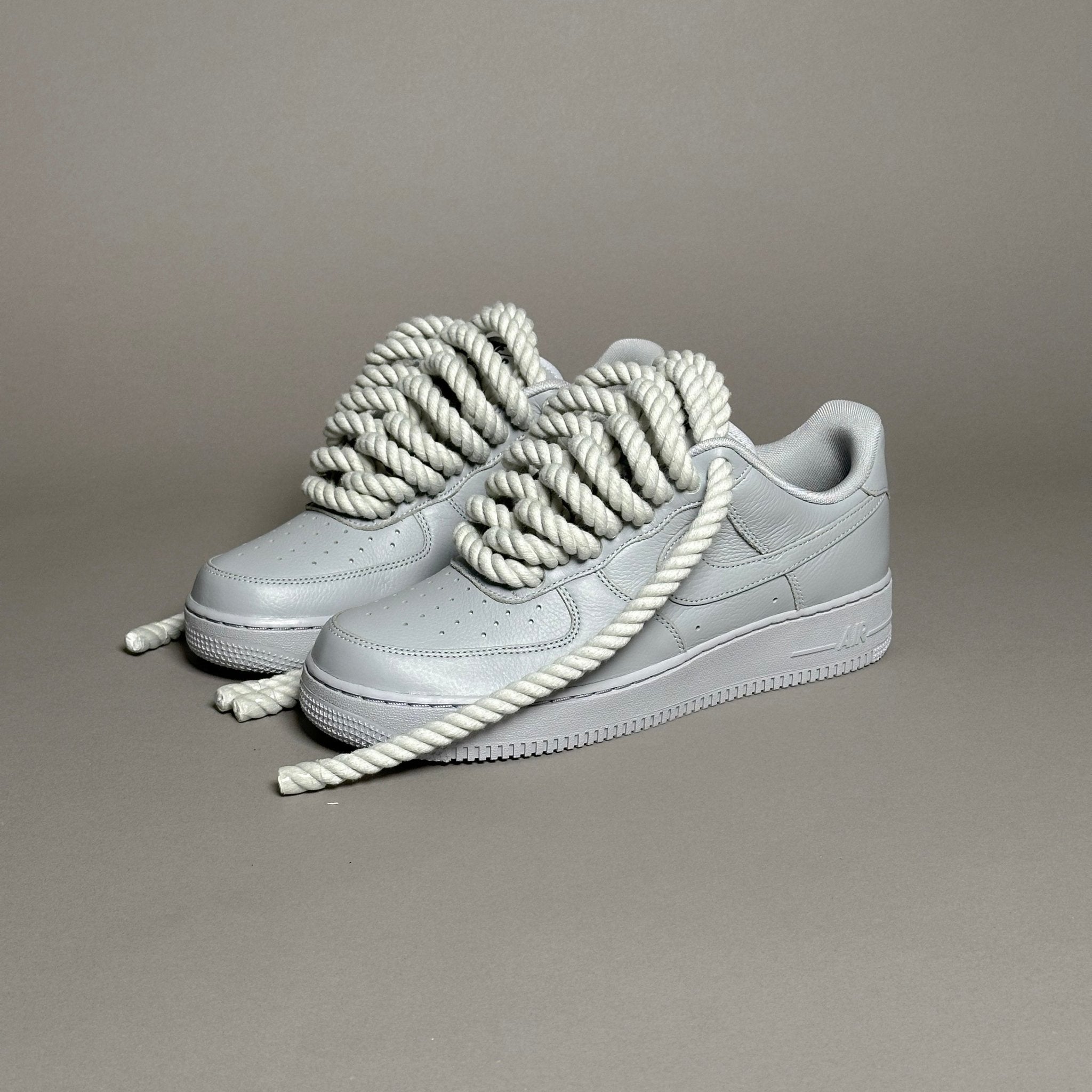 Nike Air Force 1 Pastel "Rope Laces Grey Tint" V2 - EV8 Style
