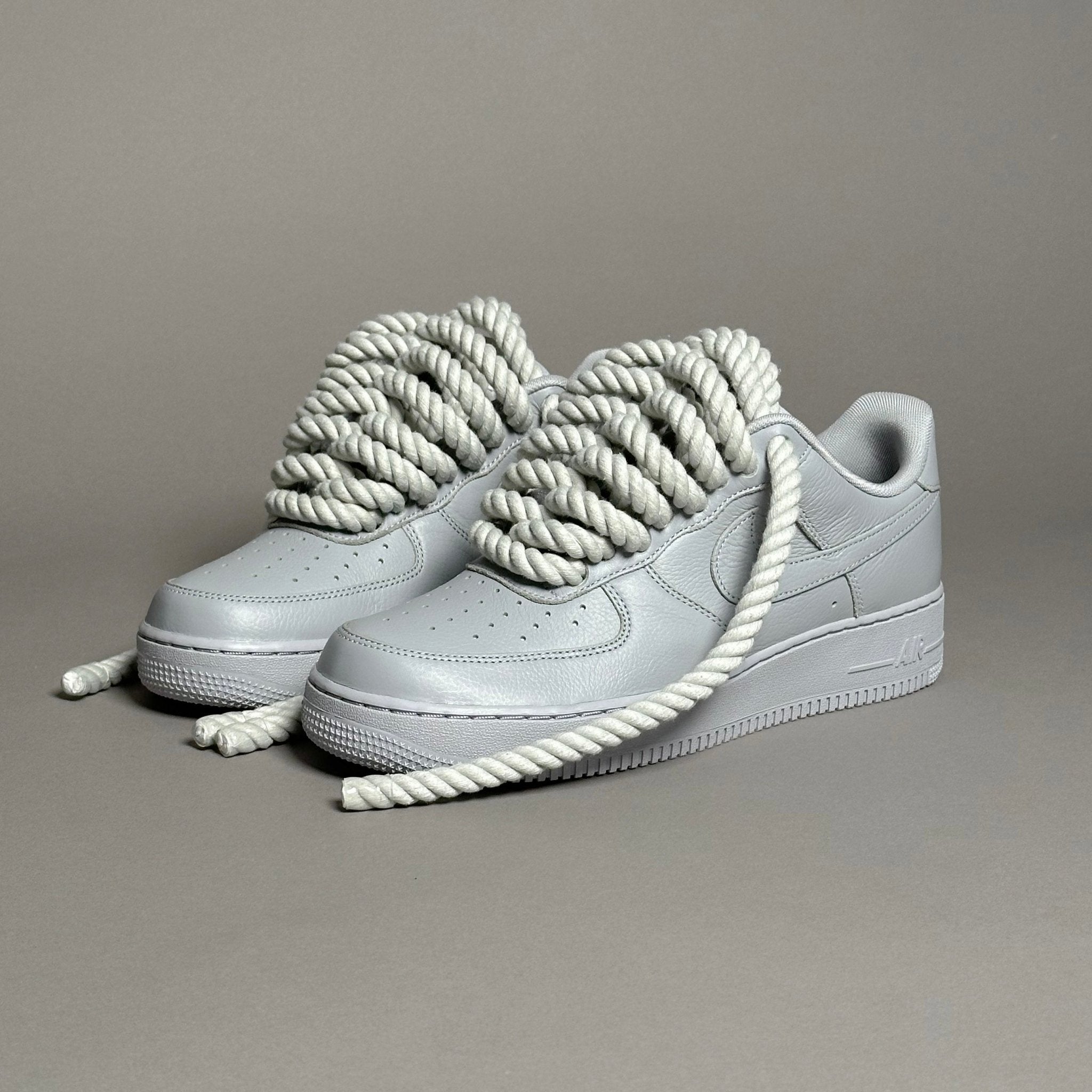 Nike Air Force 1 Pastel "Rope Laces Grey Tint" V2 - EV8 Style