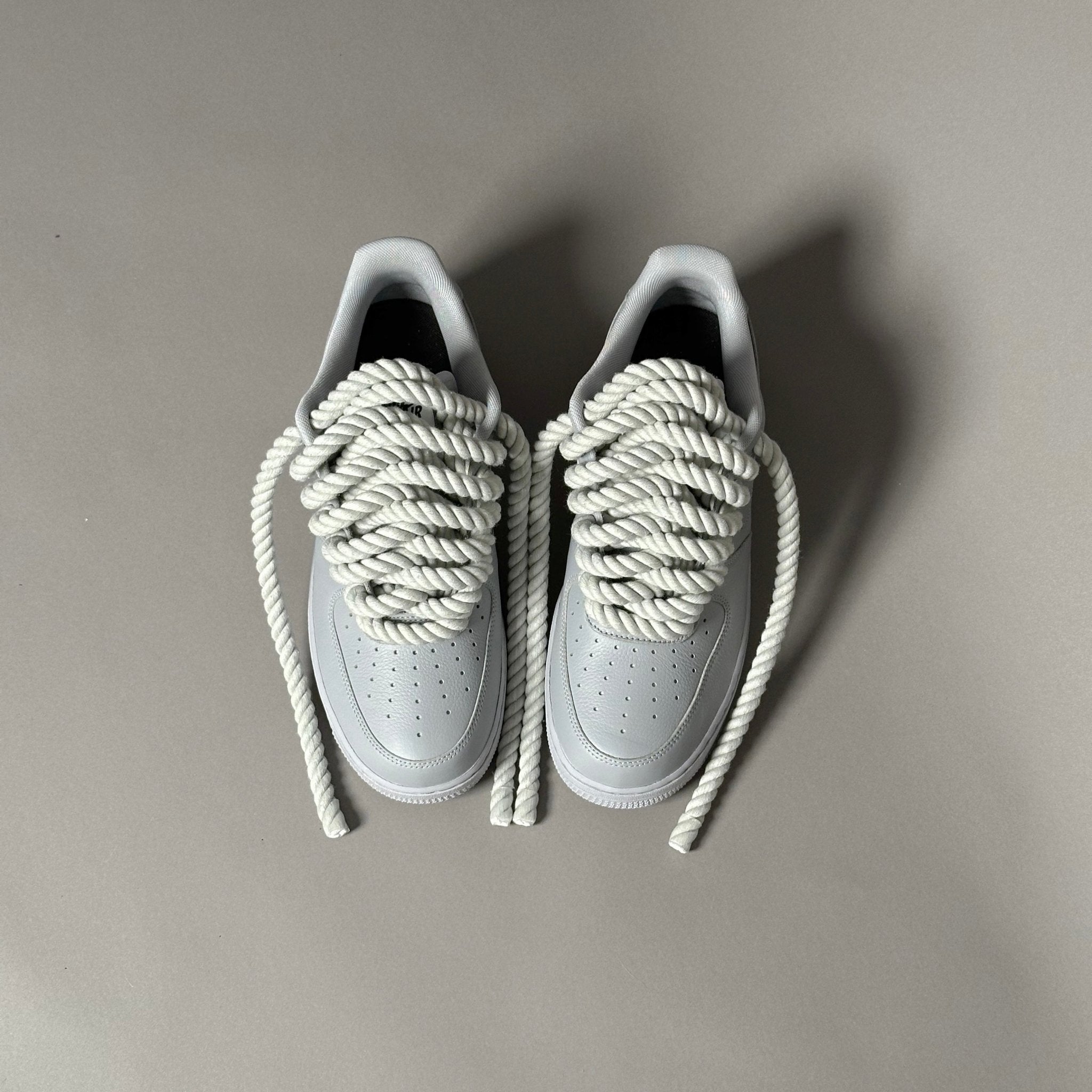 Nike Air Force 1 Pastel "Rope Laces Grey Tint" V2 - EV8 Style
