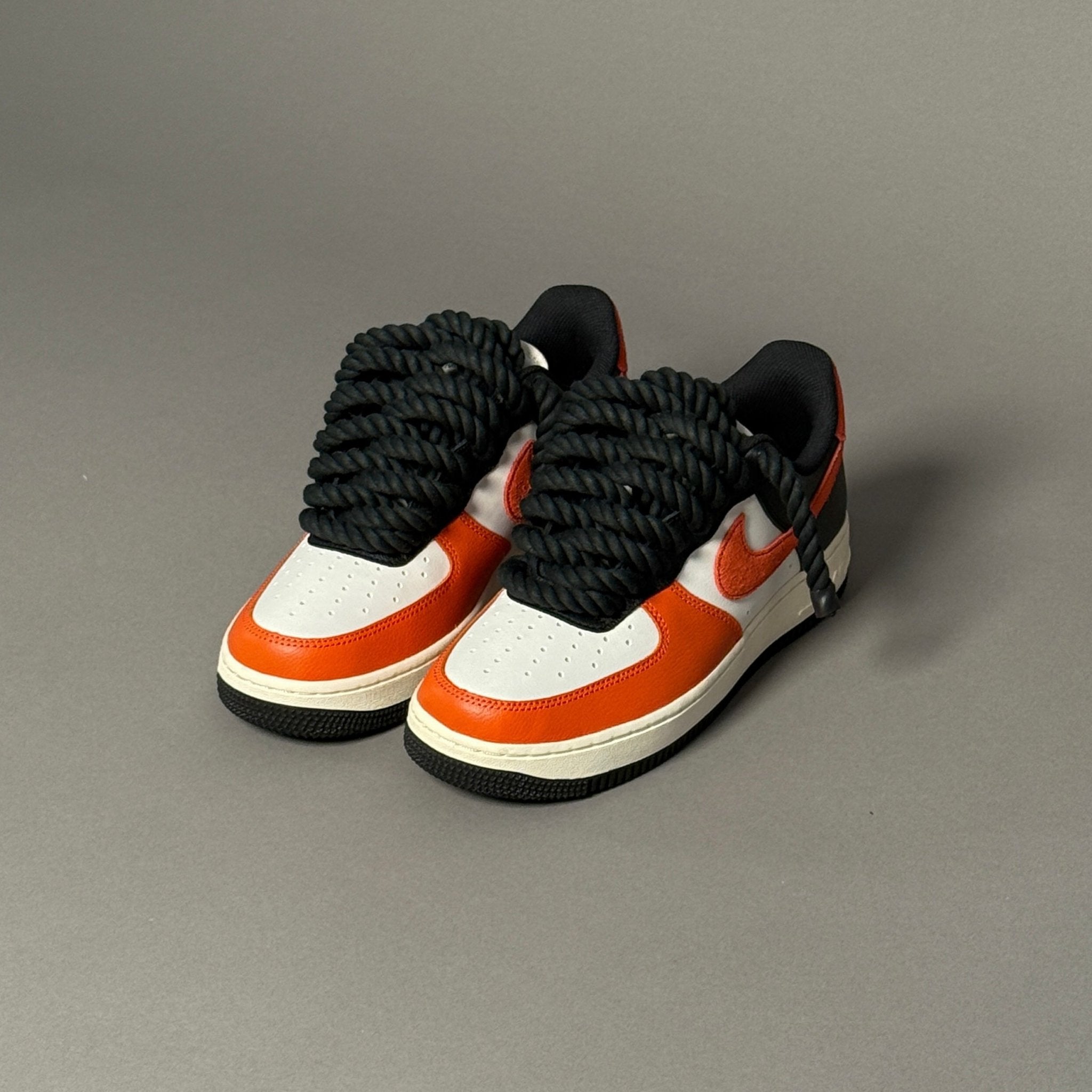 orange nike laces