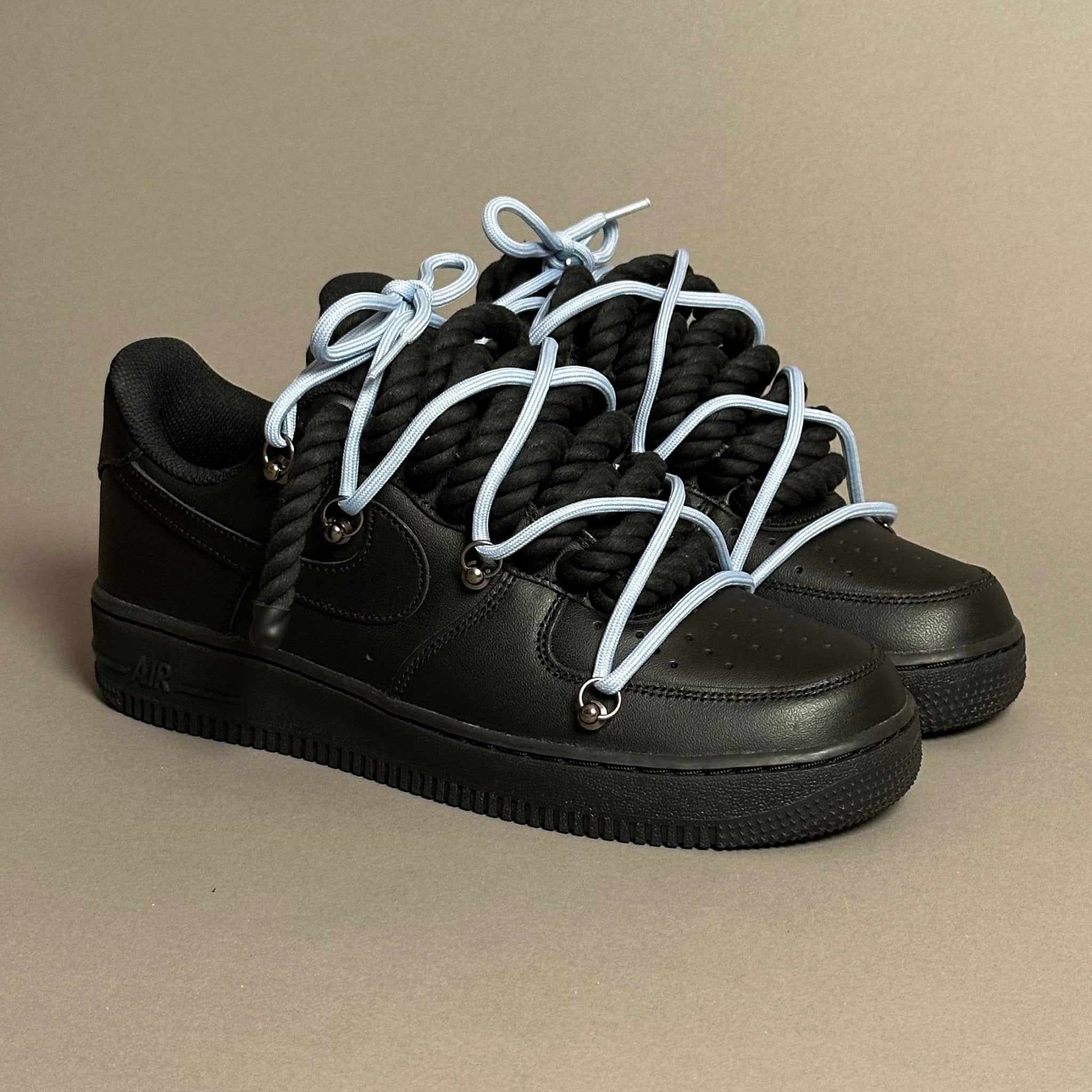 AIR force 1 rope force 黒　27.5 Nike Air Force 1 Black “Rope Laces Gray Tint” V1