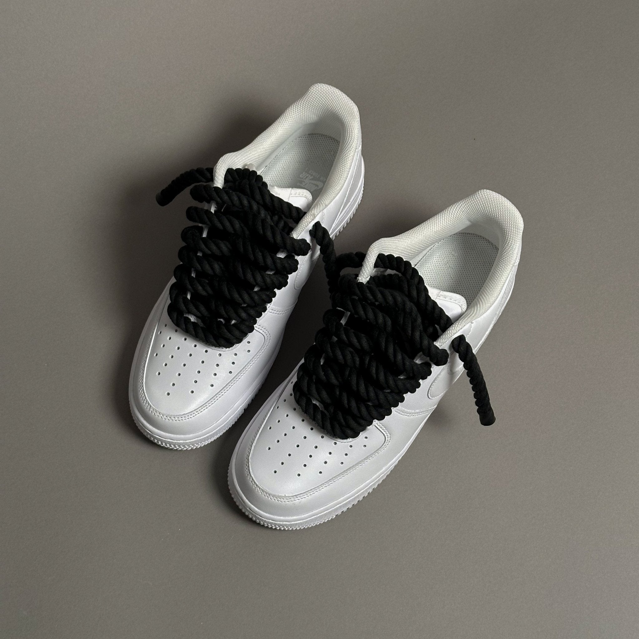 Nike Air Force 1 “Rope Laces Black” V1 - EV8 Style