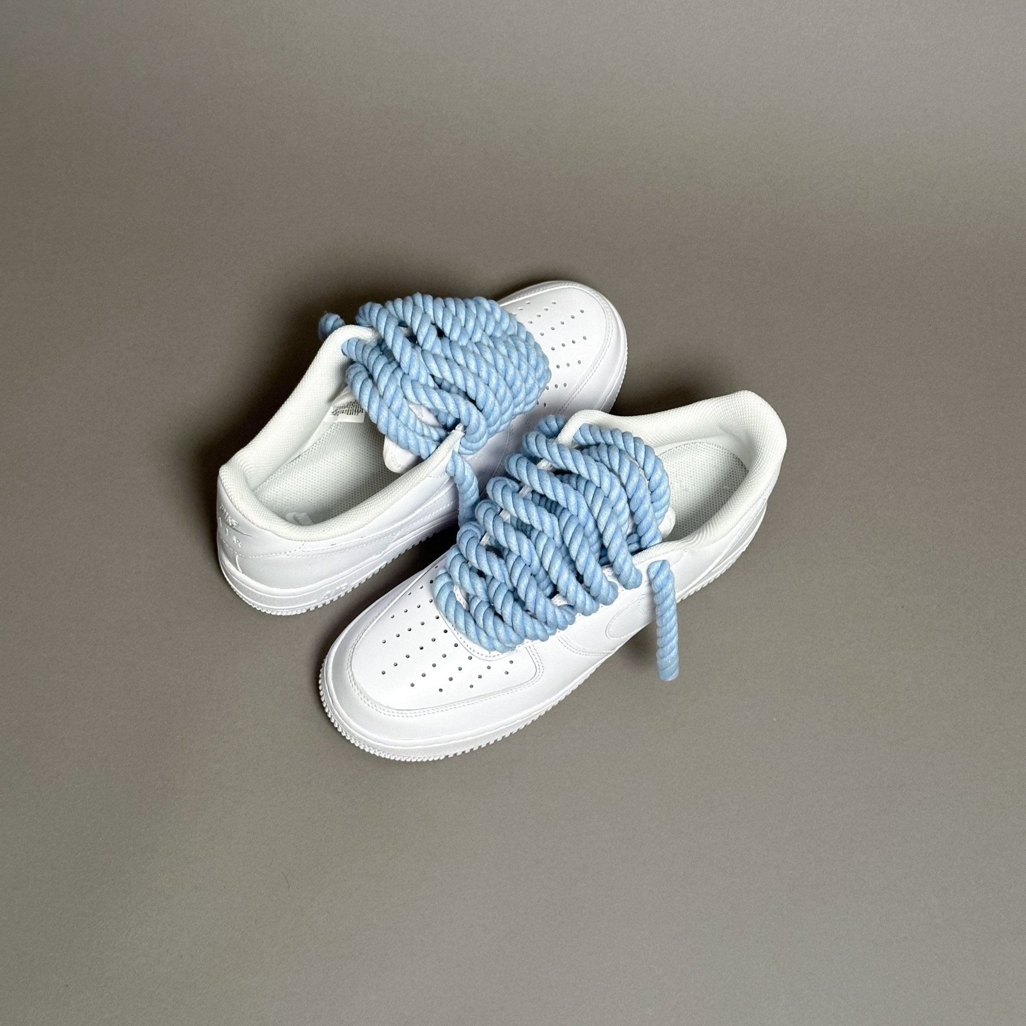 Nike Air Force 1 “Rope Laces Light Blue Tint” V1 - EV8 Style