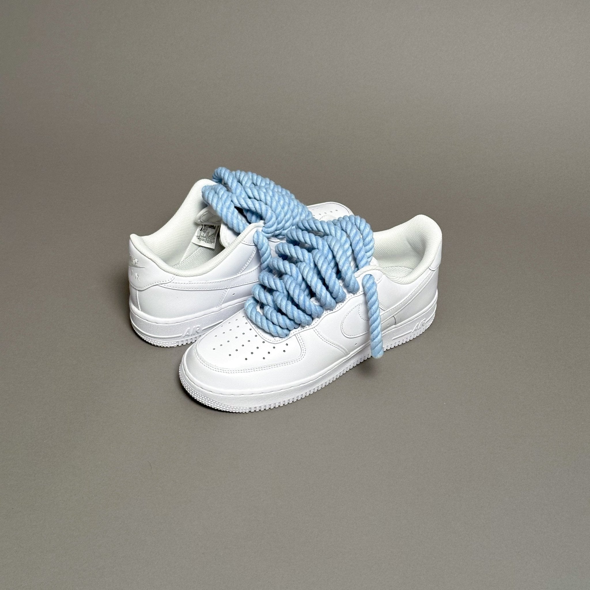 Nike Air Force 1 “Rope Laces Light Blue Tint” V1 - EV8 Style