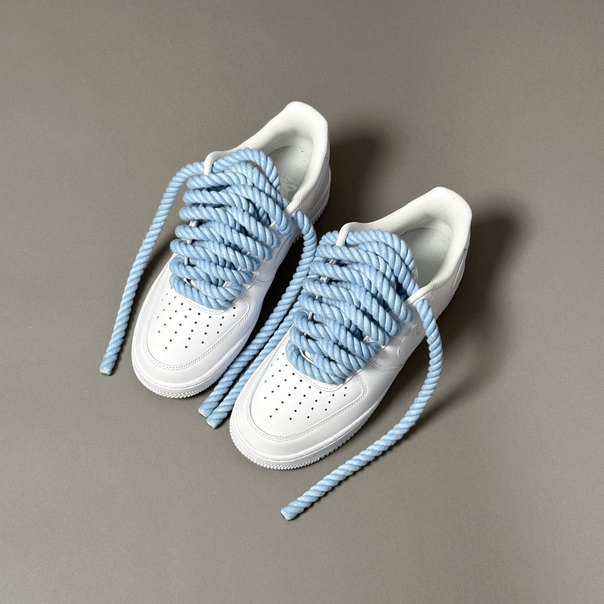Nike Air Force 1 "Rope Laces Light Blue Tint" V2 - EV8 Style