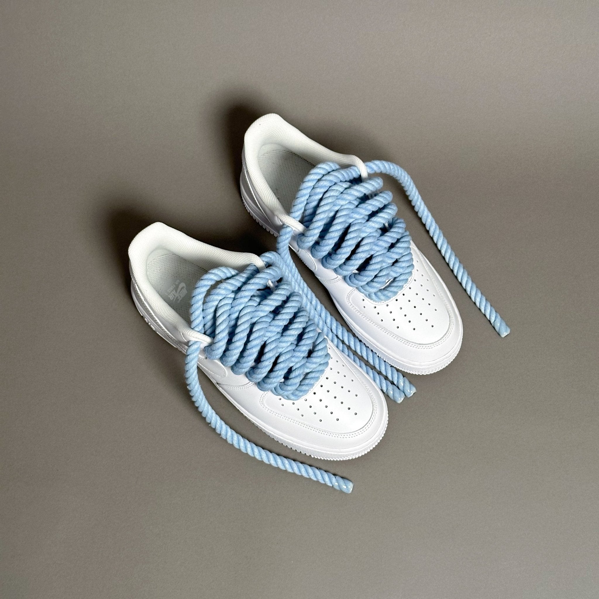 Nike Air Force 1 "Rope Laces Light Blue Tint" V2 - EV8 Style