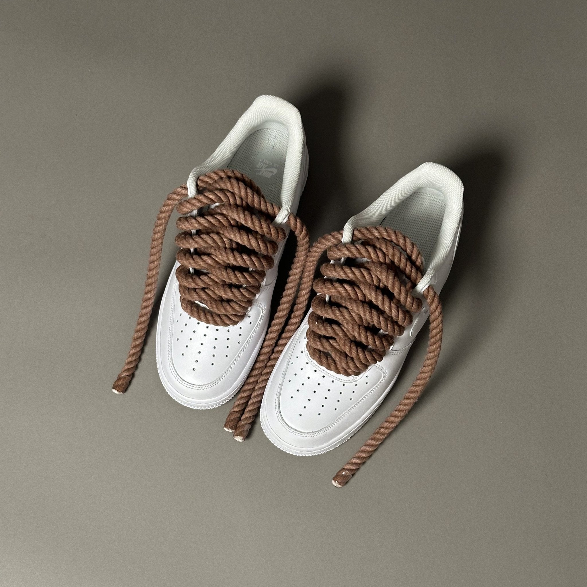 Nike Air Force 1 "Rope Laces Light Brown Tint" V2 - EV8 Style