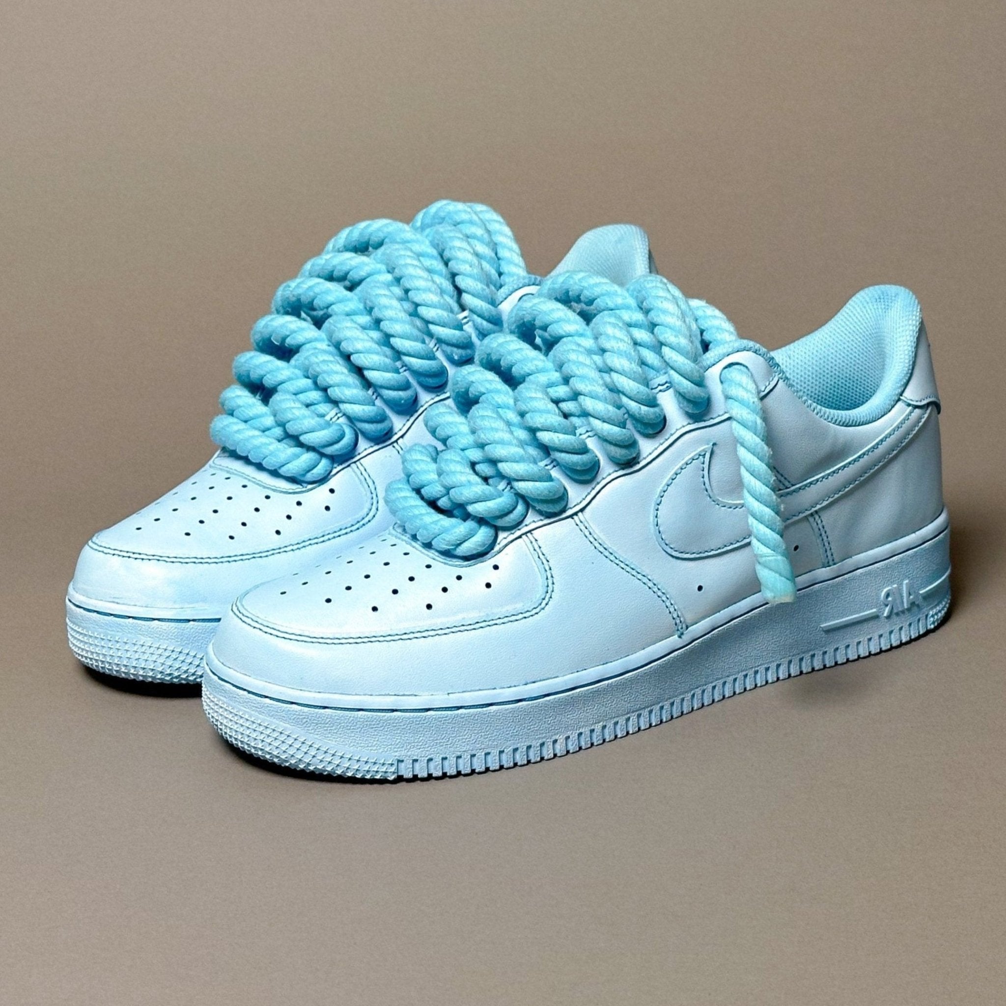 Nike Air Force 1 “Rope Laces” Total Ice V1 - EV8 Style