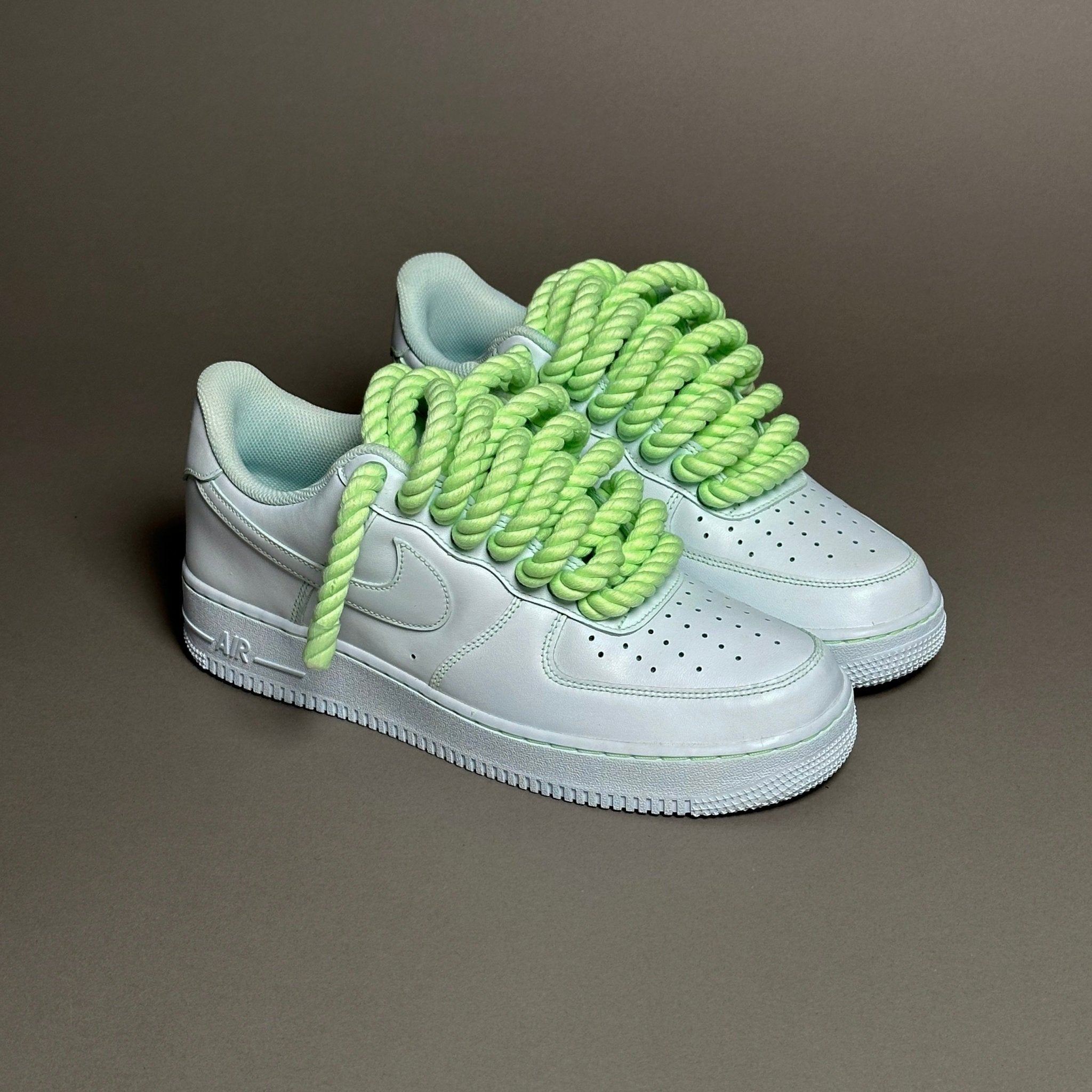 Nike Air Force 1 “Rope Laces” Total Neon Green - EV8 Style