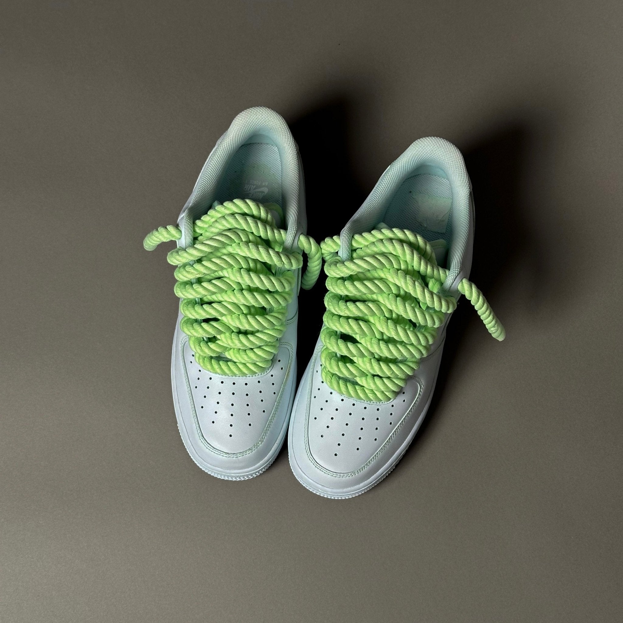 Nike Air Force 1 “Rope Laces” Total Neon Green - EV8 Style