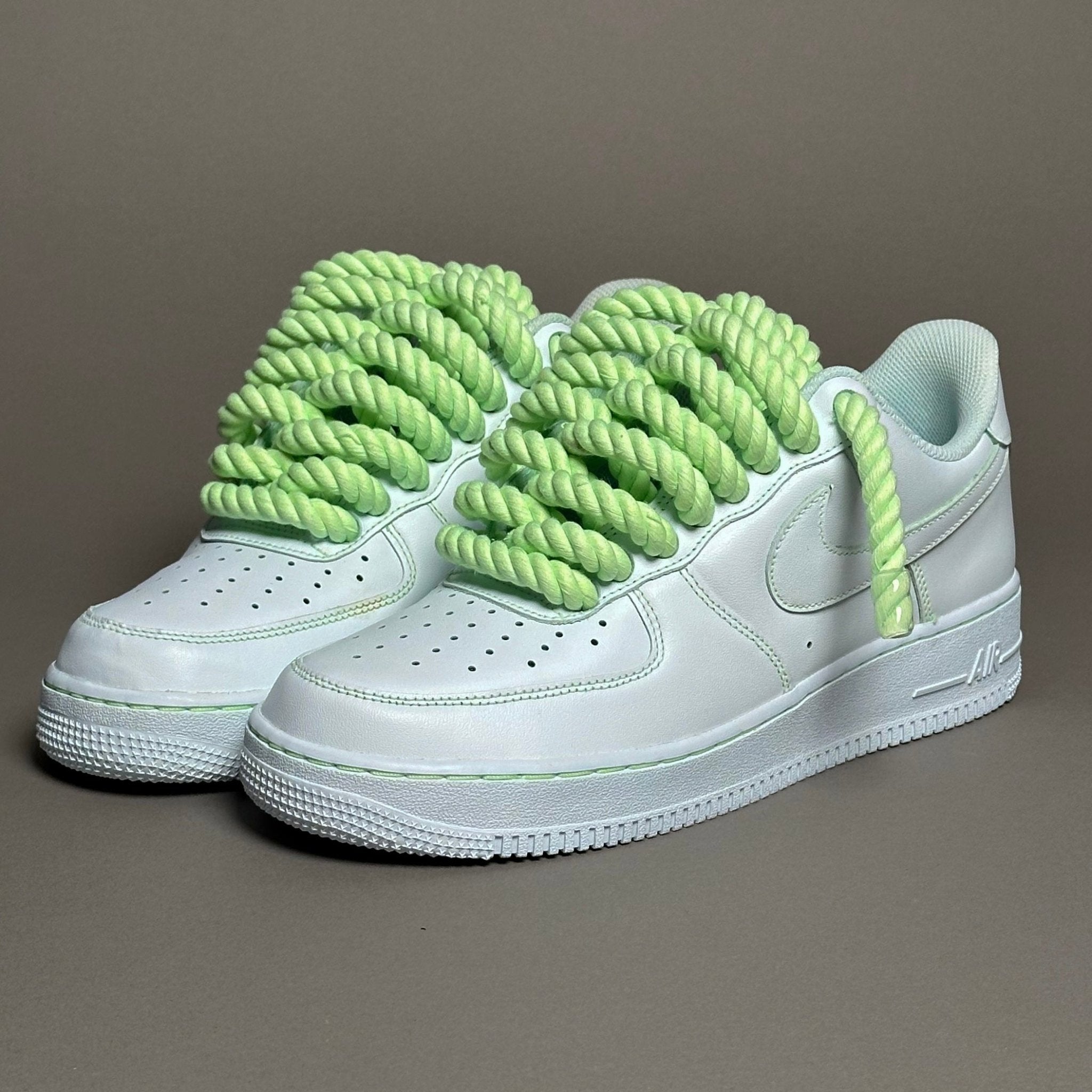 Nike Air Force 1 “Rope Laces” Total Neon Green - EV8 Style