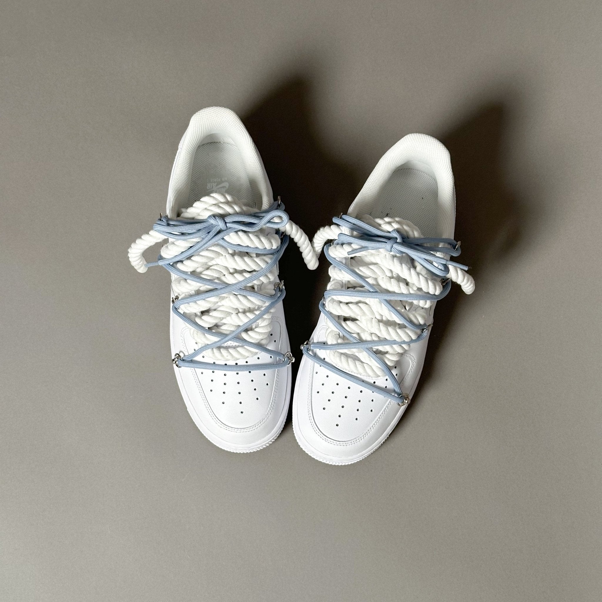 Nike Air Force 1 “Rope Laces White” Triple UNC V1 - EV8 Style