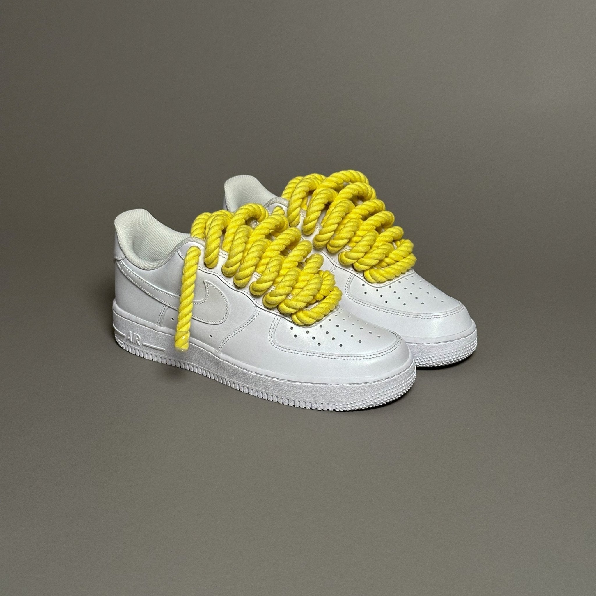 Nike Air Force 1 “Rope Laces Yellow Tint” V1 - EV8 Style