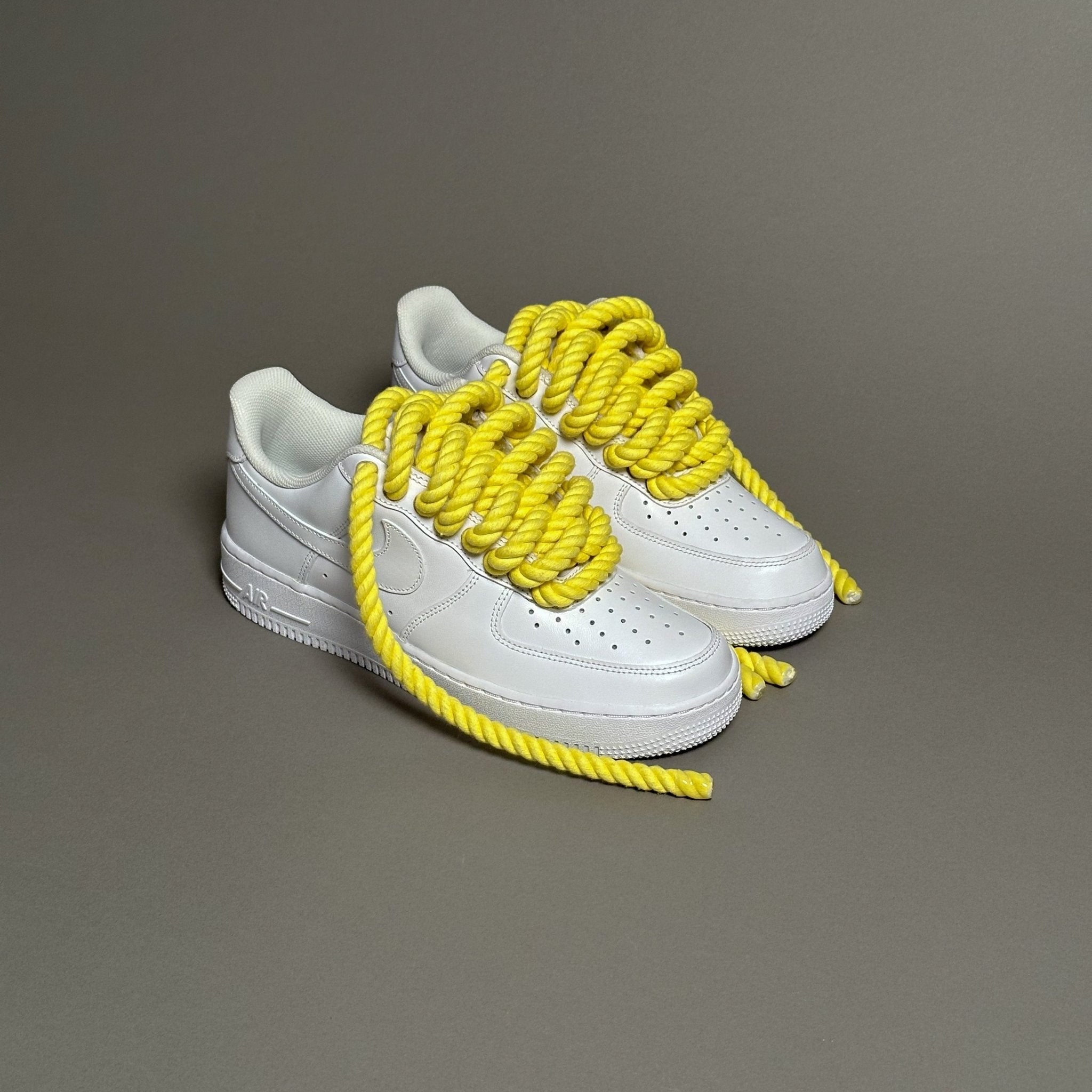 Nike Air Force 1 "Rope Laces Yellow Tint" V2 - EV8 Style