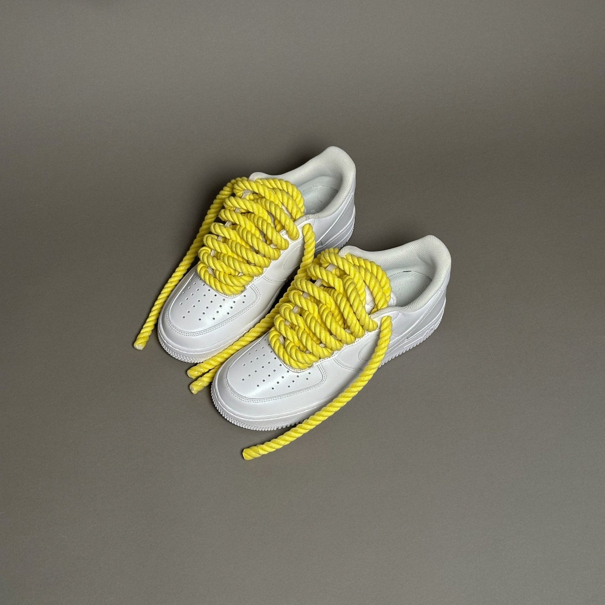Nike Air Force 1 "Rope Laces Yellow Tint" V2 - EV8 Style