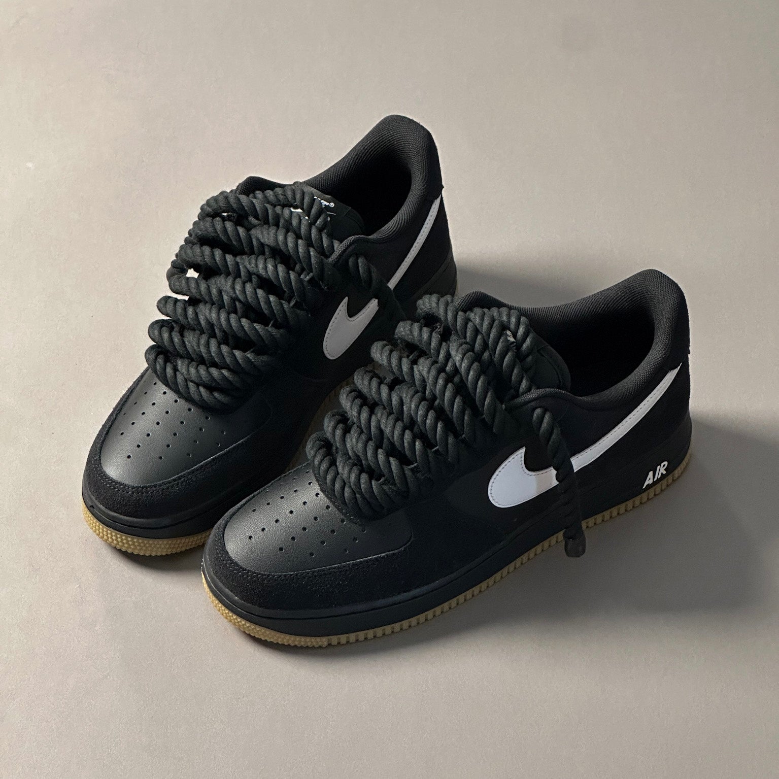 Nike Air Force 1 Skate "Rope Laces Black" V1 - EV8 Style