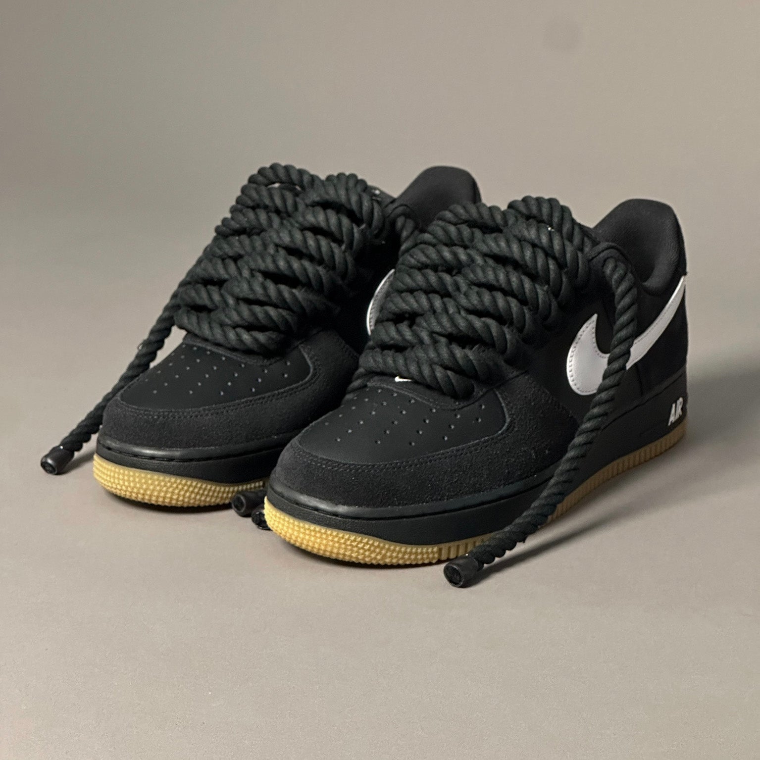 Nike Air Force 1 Skate "Rope Laces Black" V2 - EV8 Style