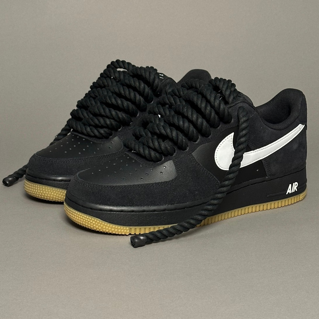 Nike Air Force 1 Skate "Rope Laces Black" V2 - EV8 Style