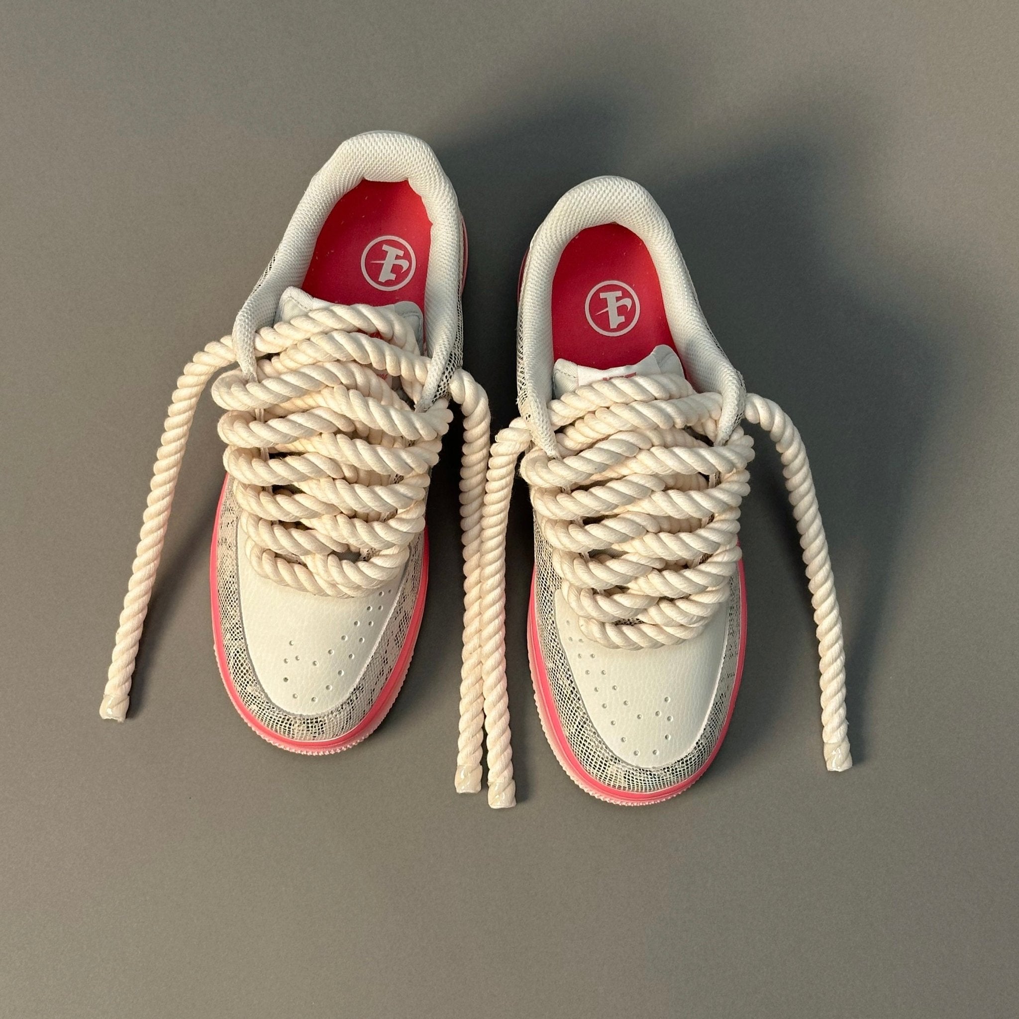 Nike Air Force 1 Snake Rose "Rope Laces" V2 - EV8 Style