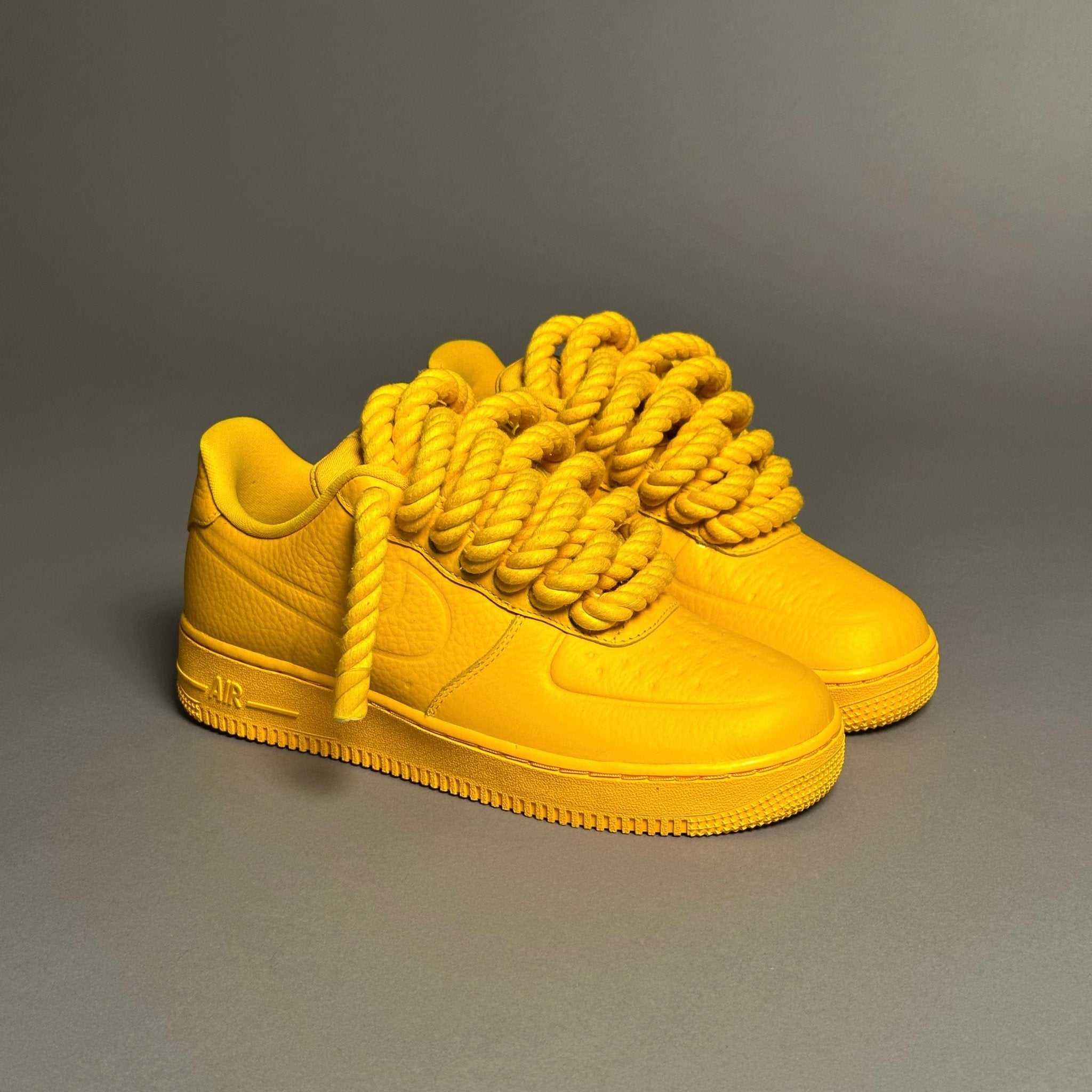 Nike Air Force 1 Unc Gold "Rope Laces Unc Gold" Waterproof V1 - EV8 Style