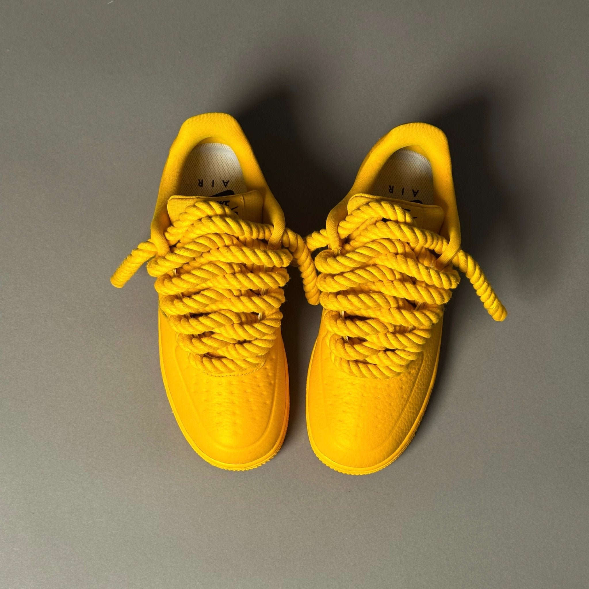 Nike Air Force 1 Unc Gold "Rope Laces Unc Gold" Waterproof V1 - EV8 Style