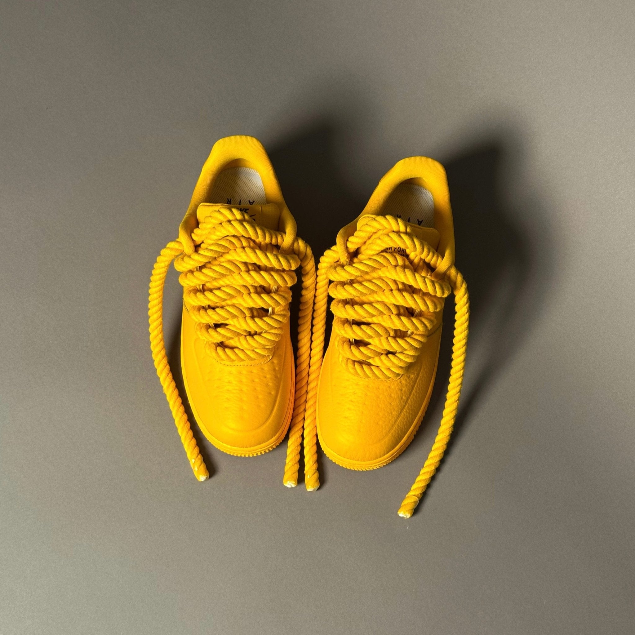 Nike Air Force 1 Unc Gold "Rope Laces Unc Gold" Waterproof V2 - EV8 Style