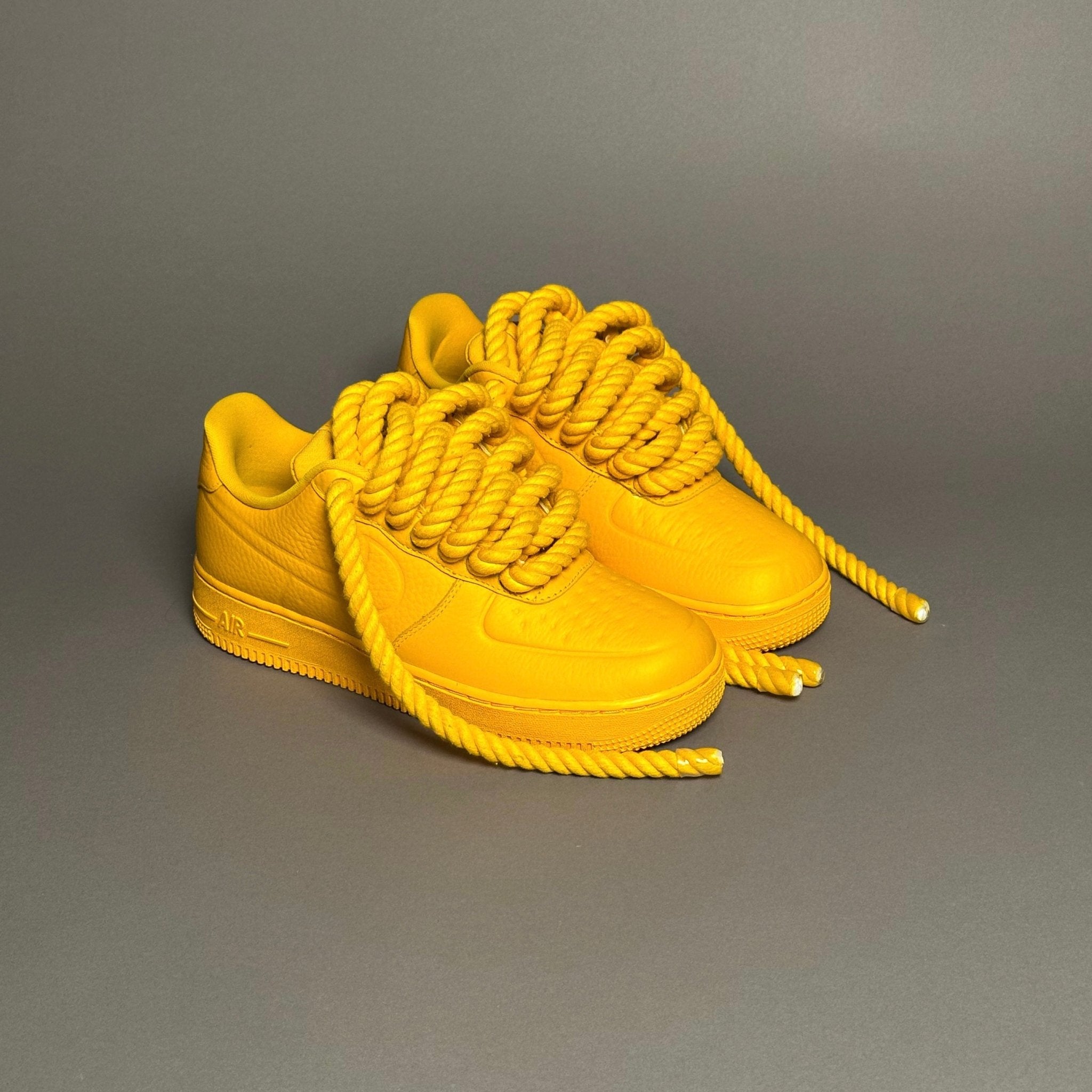 Nike Air Force 1 Unc Gold "Rope Laces Unc Gold" Waterproof V2 - EV8 Style