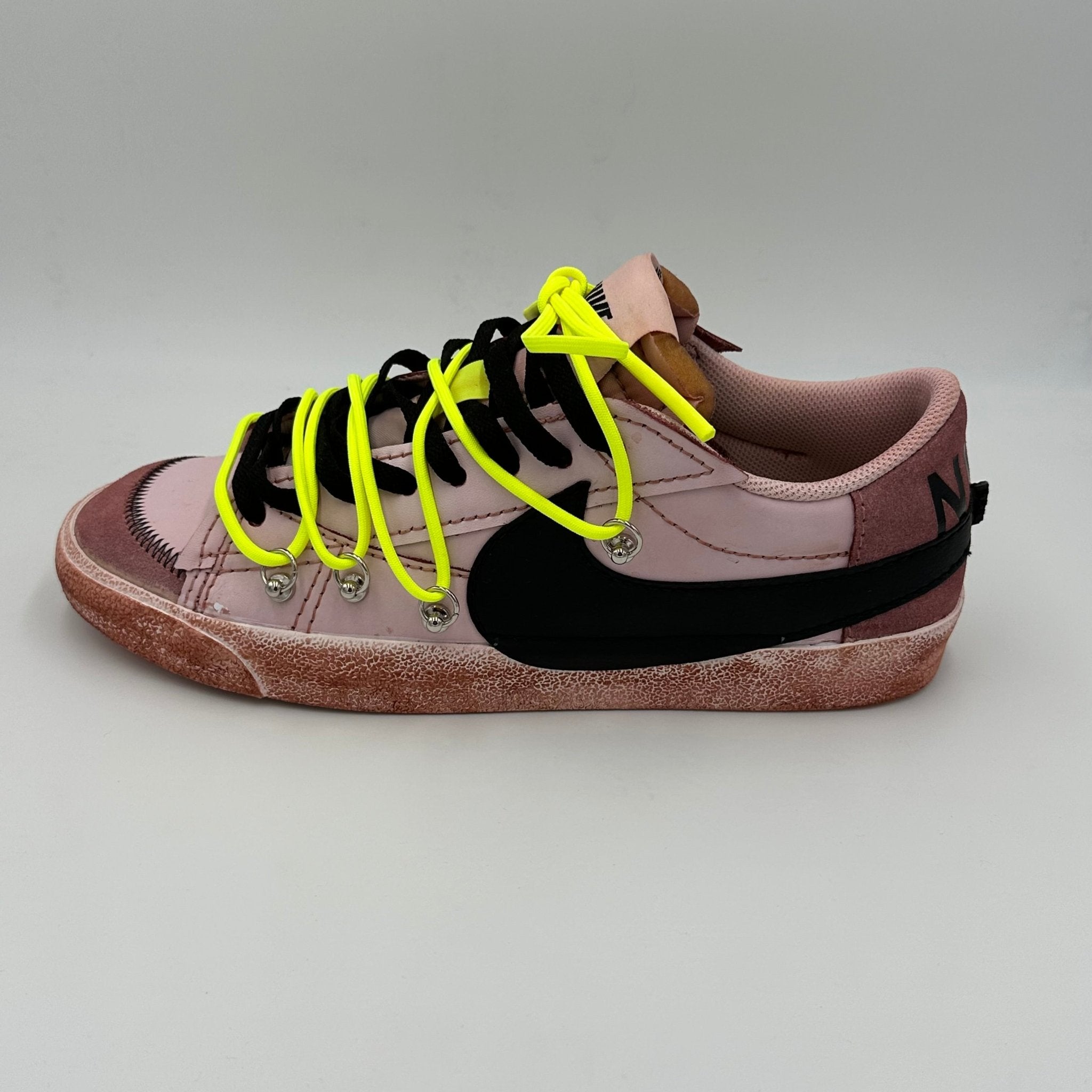 Nike Blazer Low '77 Jumbo Cocoa Brown Black “Over Laces Fluo” - EV8 Style