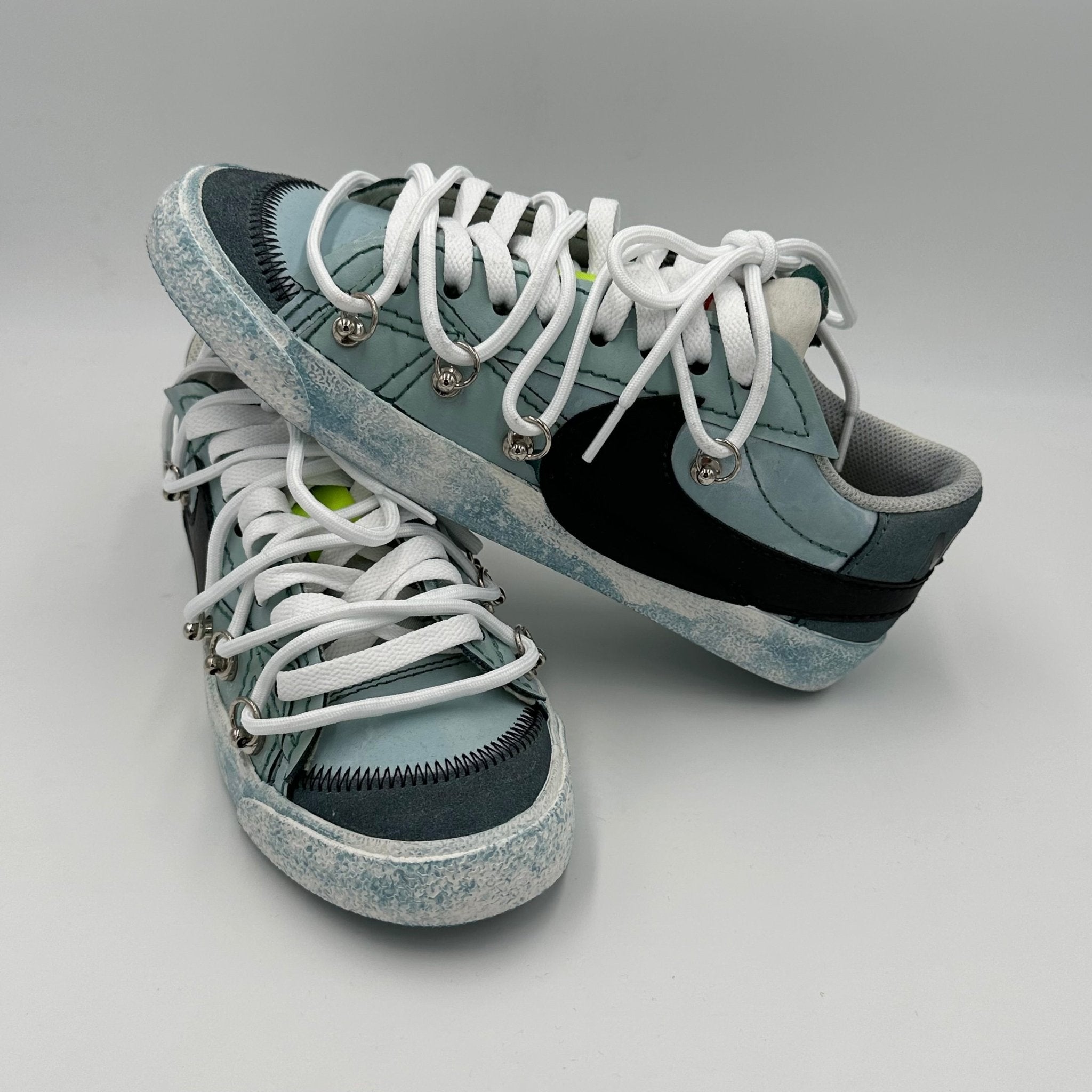 Nike Blazer Low '77 Jumbo Dark Green White “Over Laces White" - EV8 Style