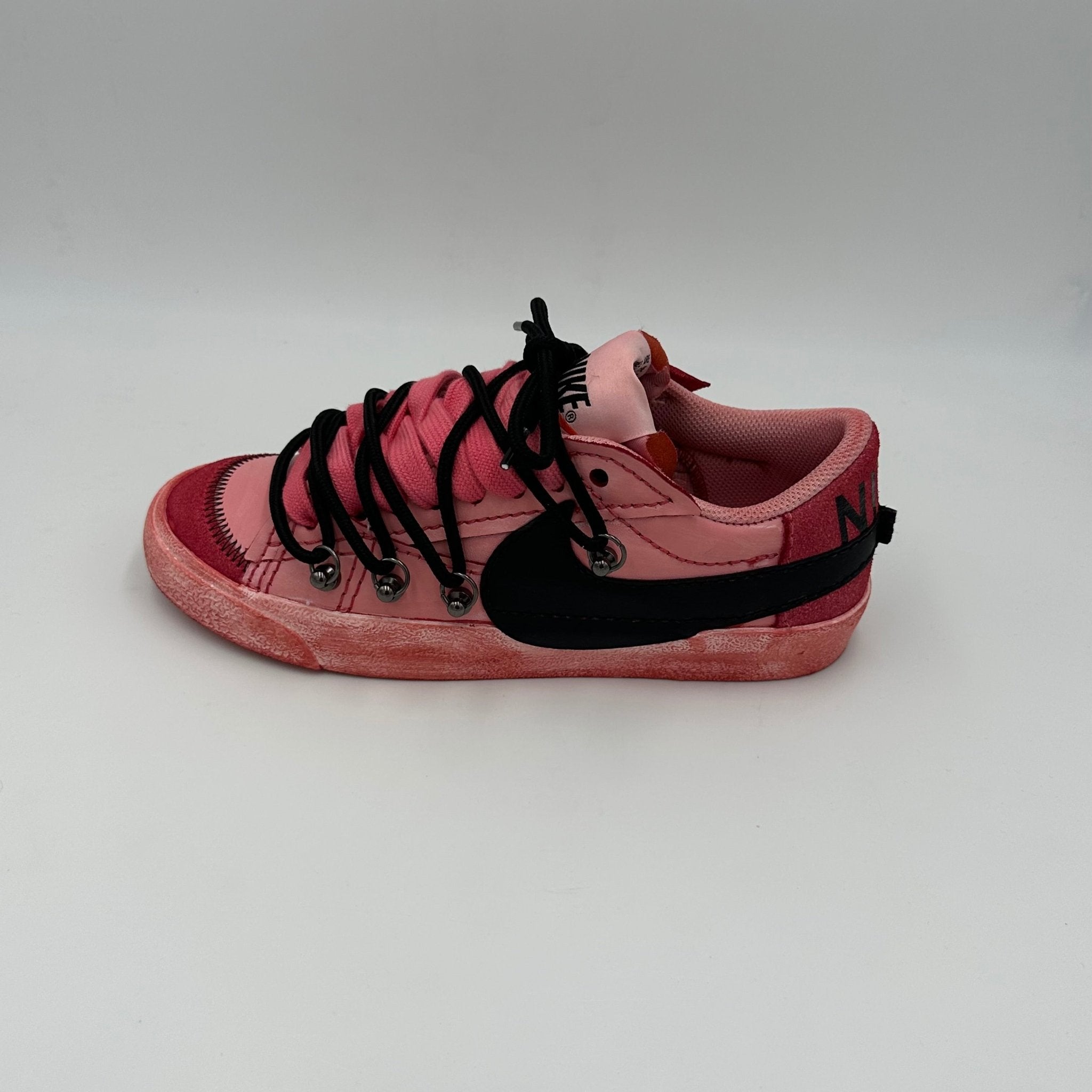 Nike Blazer Low '77 Jumbo Scarlet Red “Over Laces Black” - EV8 Style