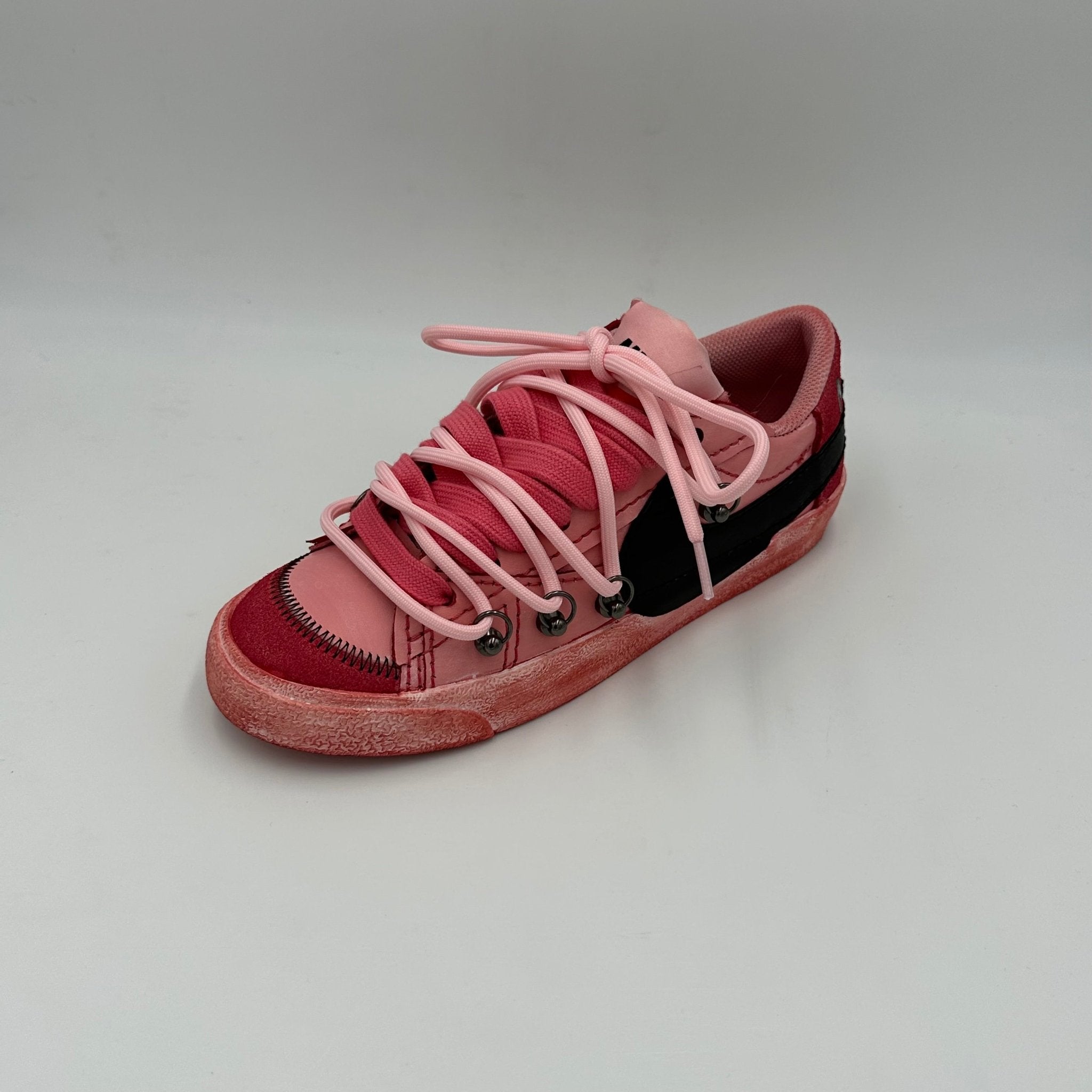 Nike Blazer Low '77 Jumbo Scarlet Red “Over Laces Pink” - EV8 Style