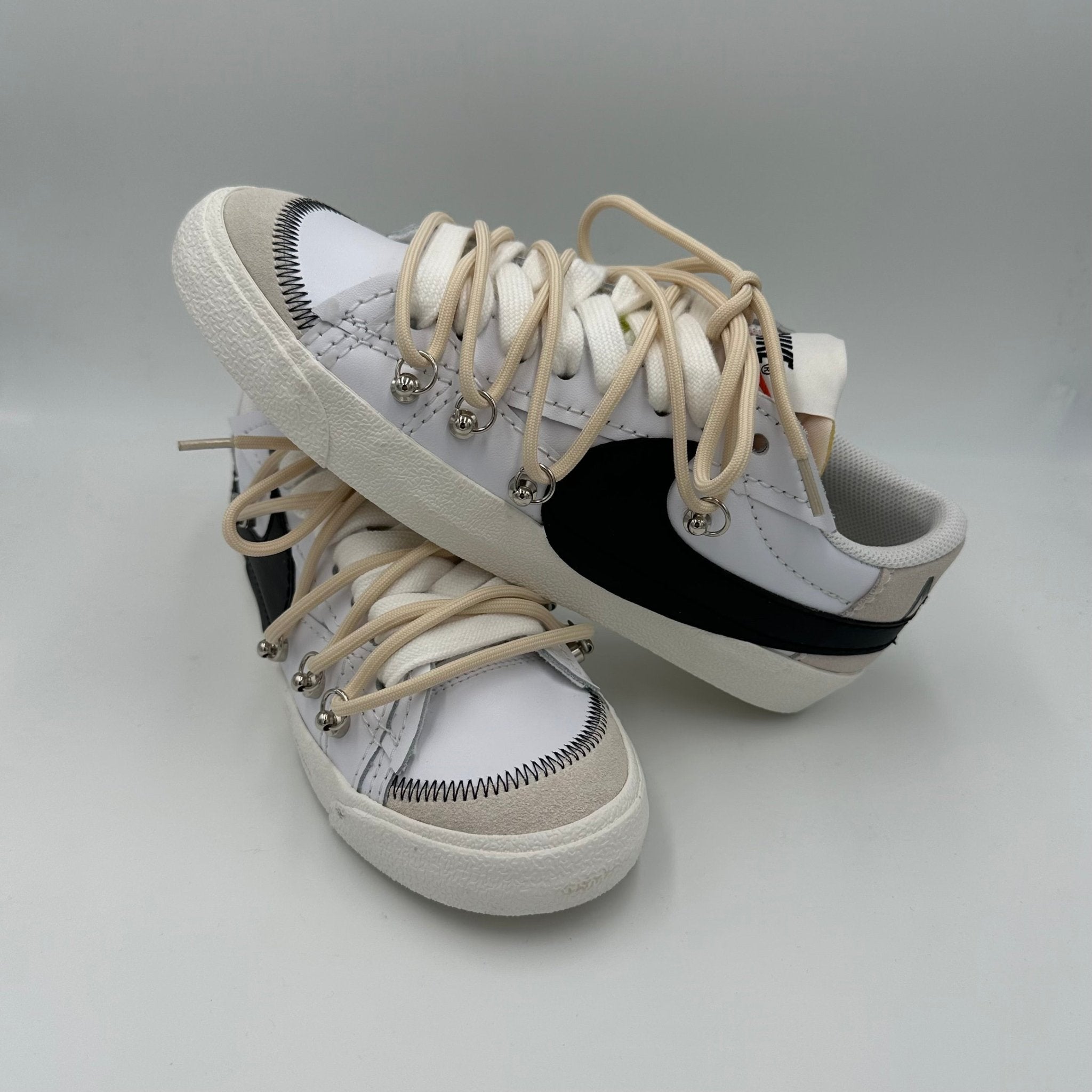 Nike Blazer Low '77 Jumbo White “Over Laces Beige" - EV8 Style