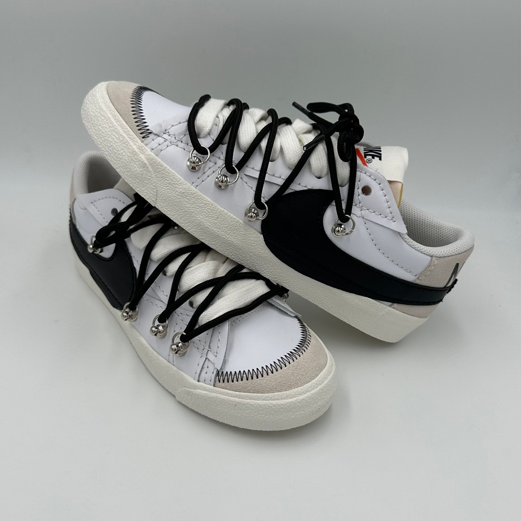 Nike Blazer Low '77 Jumbo White “Over Laces Black" - EV8 Style
