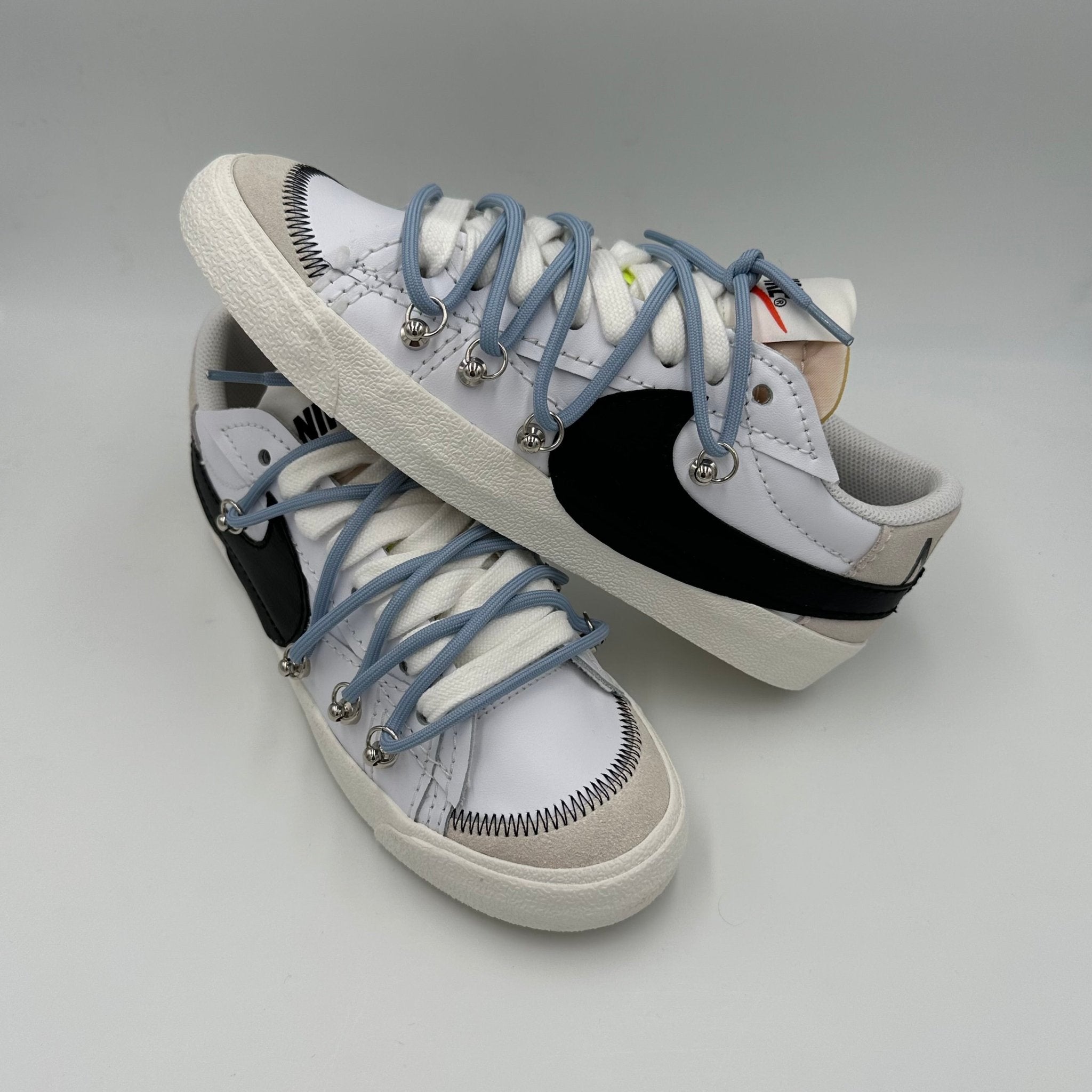 Nike Blazer Low '77 Jumbo White “Over Laces Light Grey" - EV8 Style