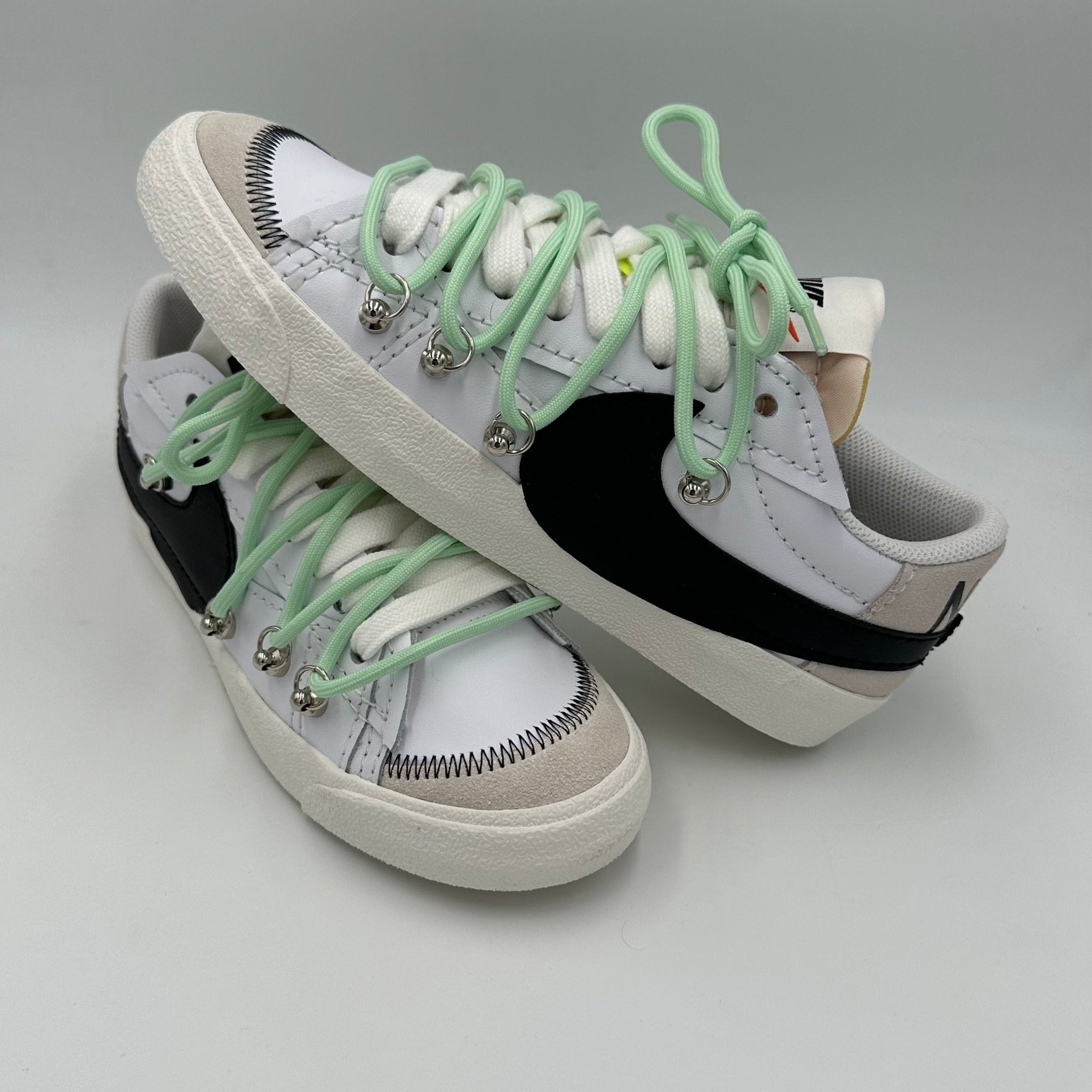 Nike Blazer Low '77 Jumbo White “Over Laces Water Green" - EV8 Style