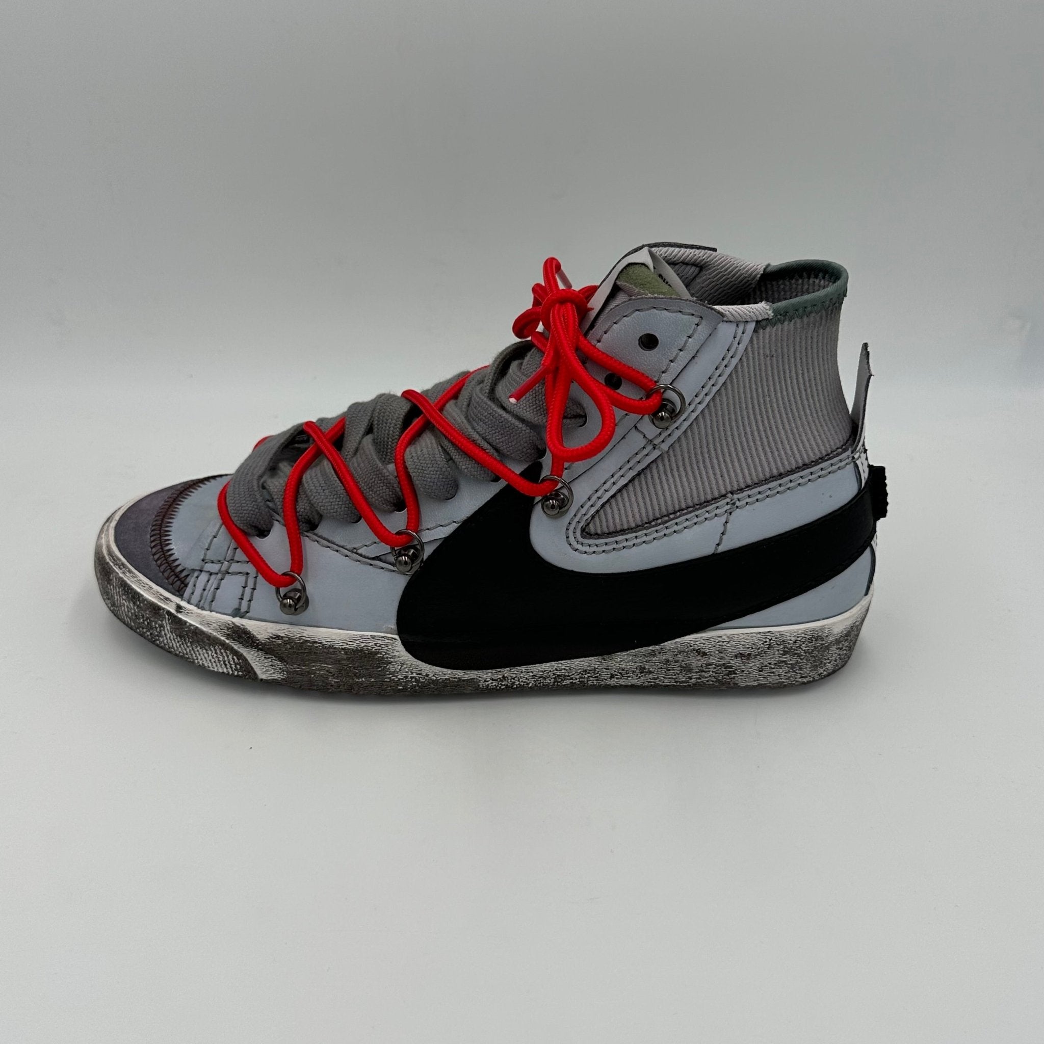 Nike Blazer Mid '77 Jumbo Black “Over Laces Red” - EV8 Style