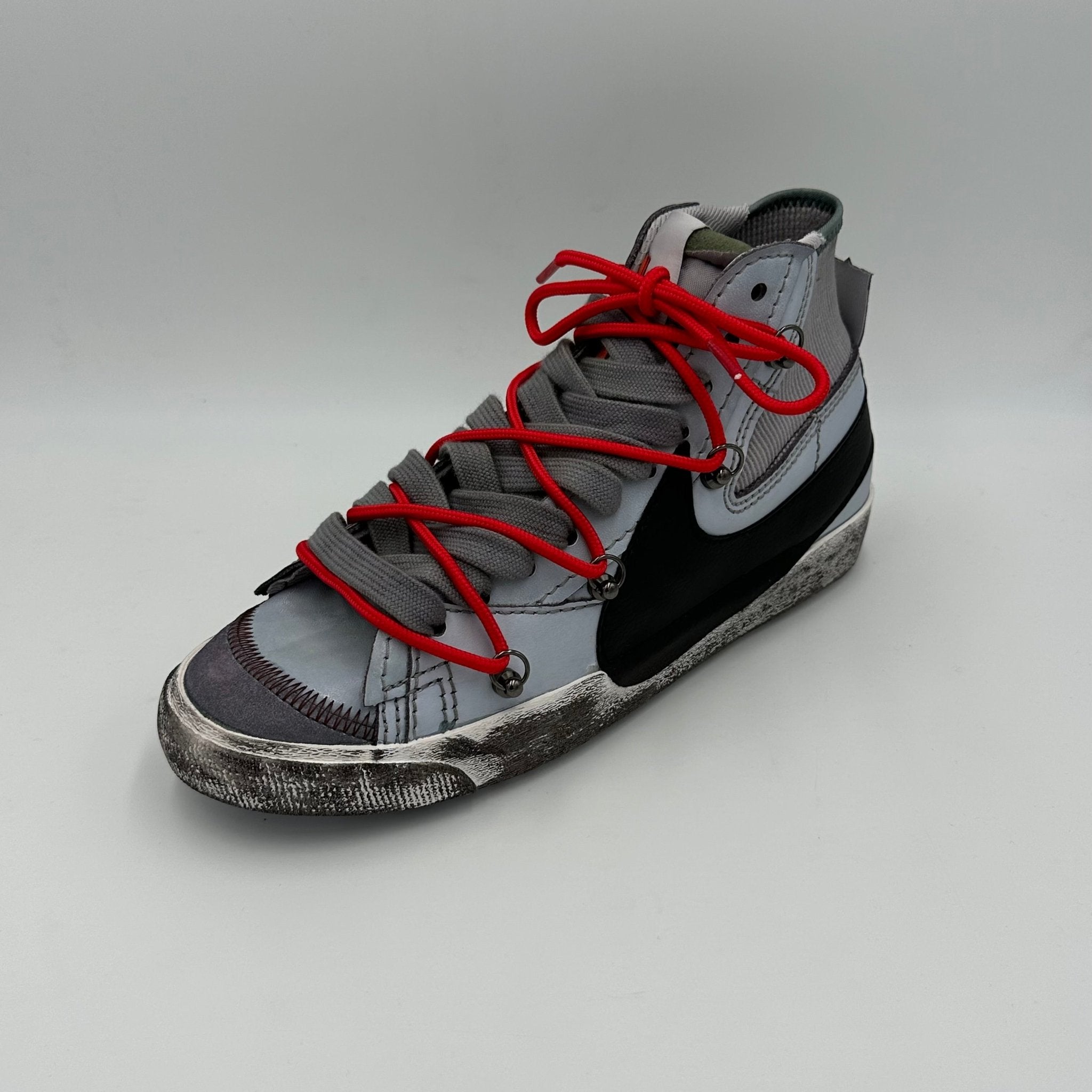 Nike Blazer Mid '77 Jumbo Black “Over Laces Red” - EV8 Style