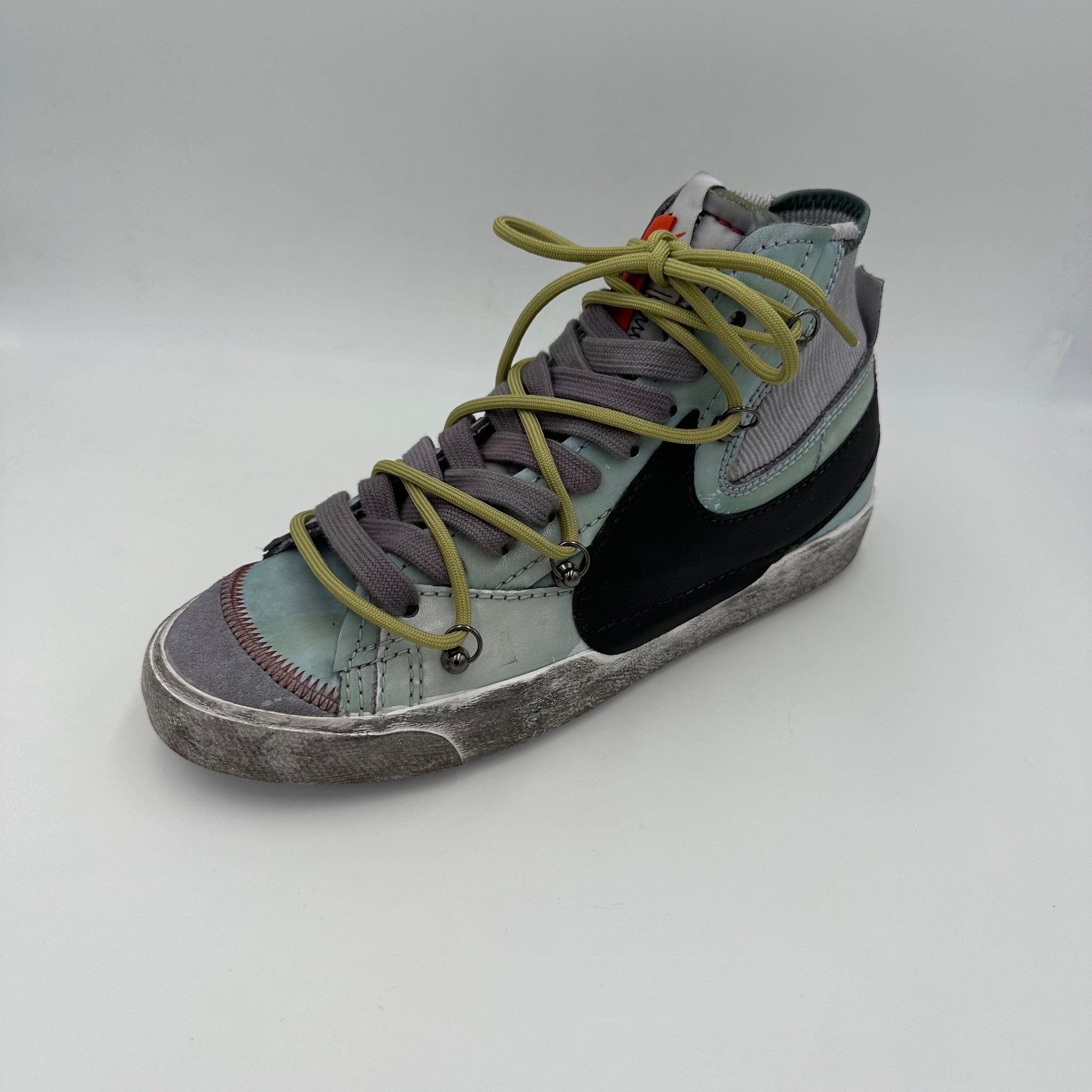 Nike Blazer Mid '77 Jumbo Grey “Over Laces Olive" - EV8 Style