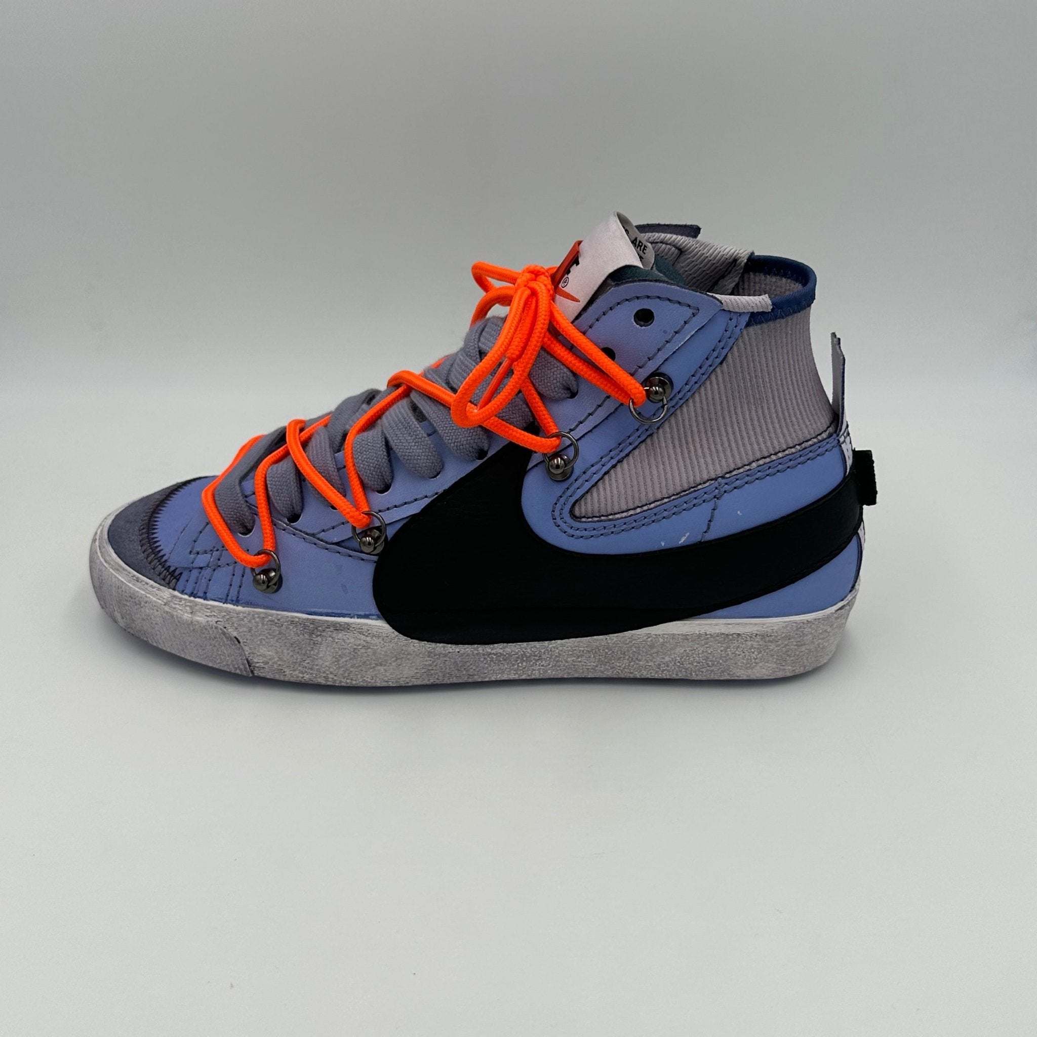 Nike Blazer Mid '77 Jumbo Navy Blu “Over Laces Orange" - EV8 Style