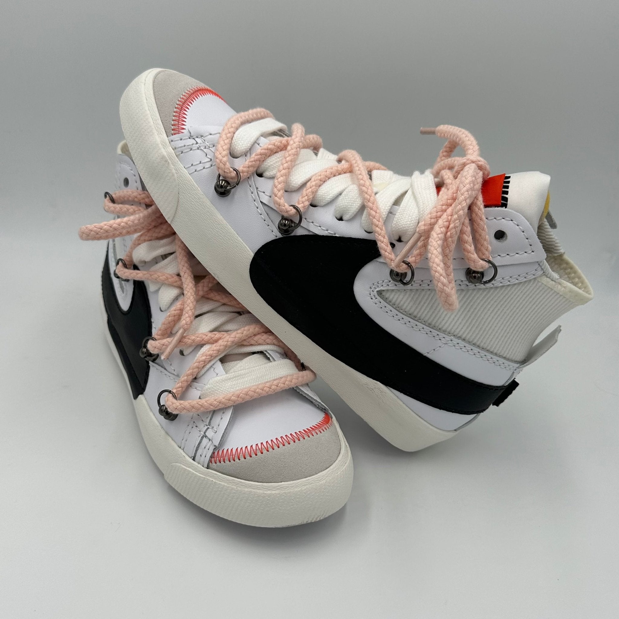 Nike Blazer Mid '77 Jumbo White “Over Laces Rope Pink" - EV8 Style