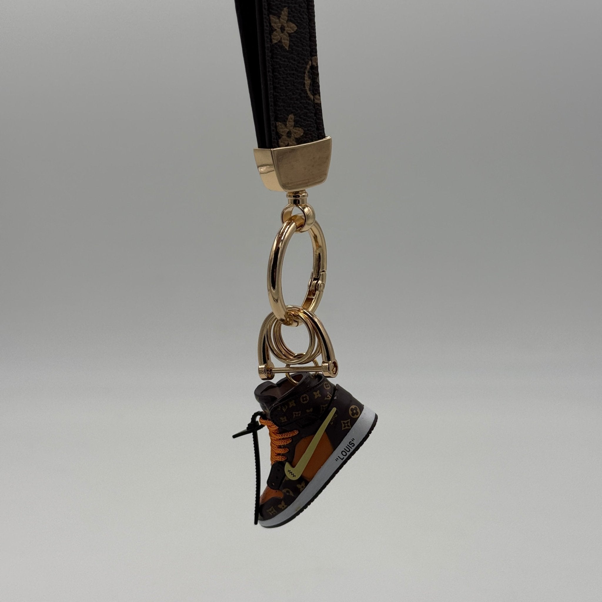 Portachiavi Jordan 1 LV Con Cinturino In Pelle - EV8 Style