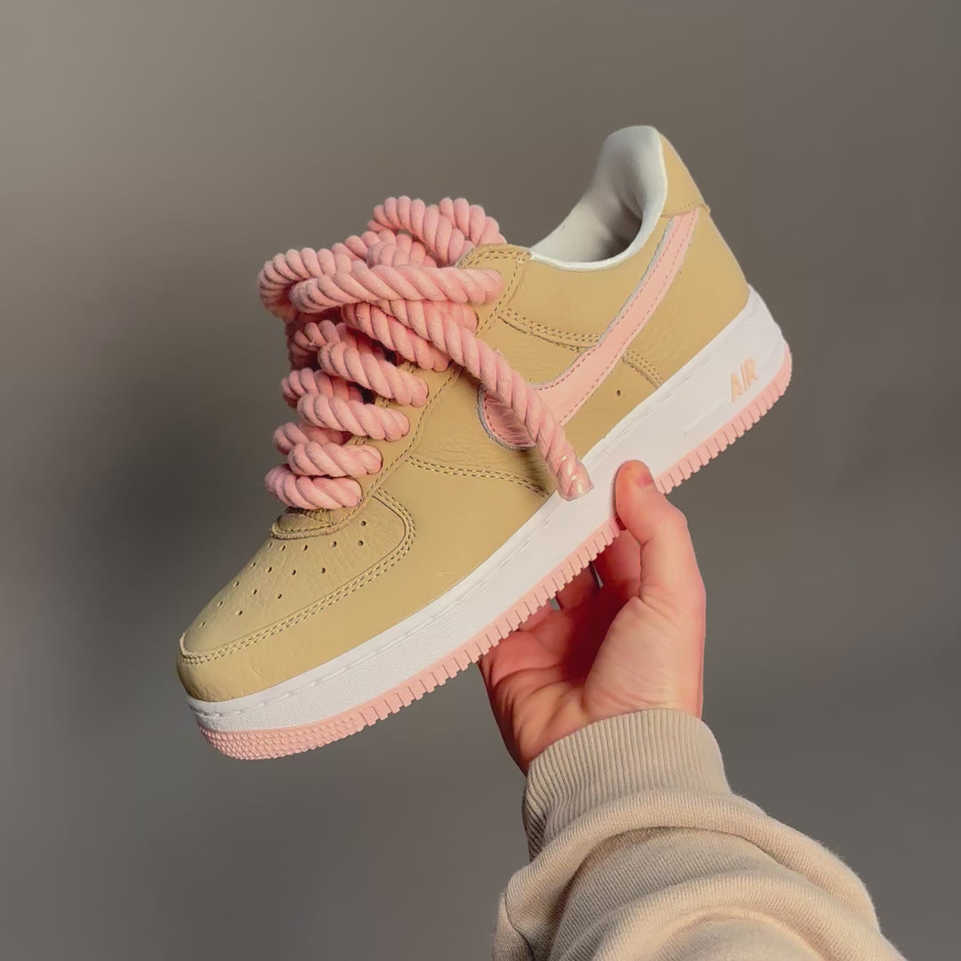 Nike Air Force 1 Malibu "Rope Laces Pink Tint" V2