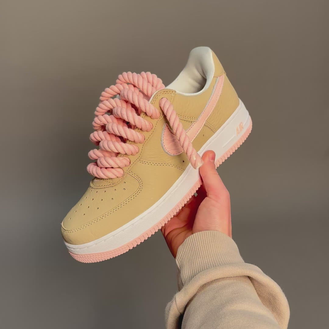 Nike Air Force 1 Malibu "Rope Laces Pink Tint" V1